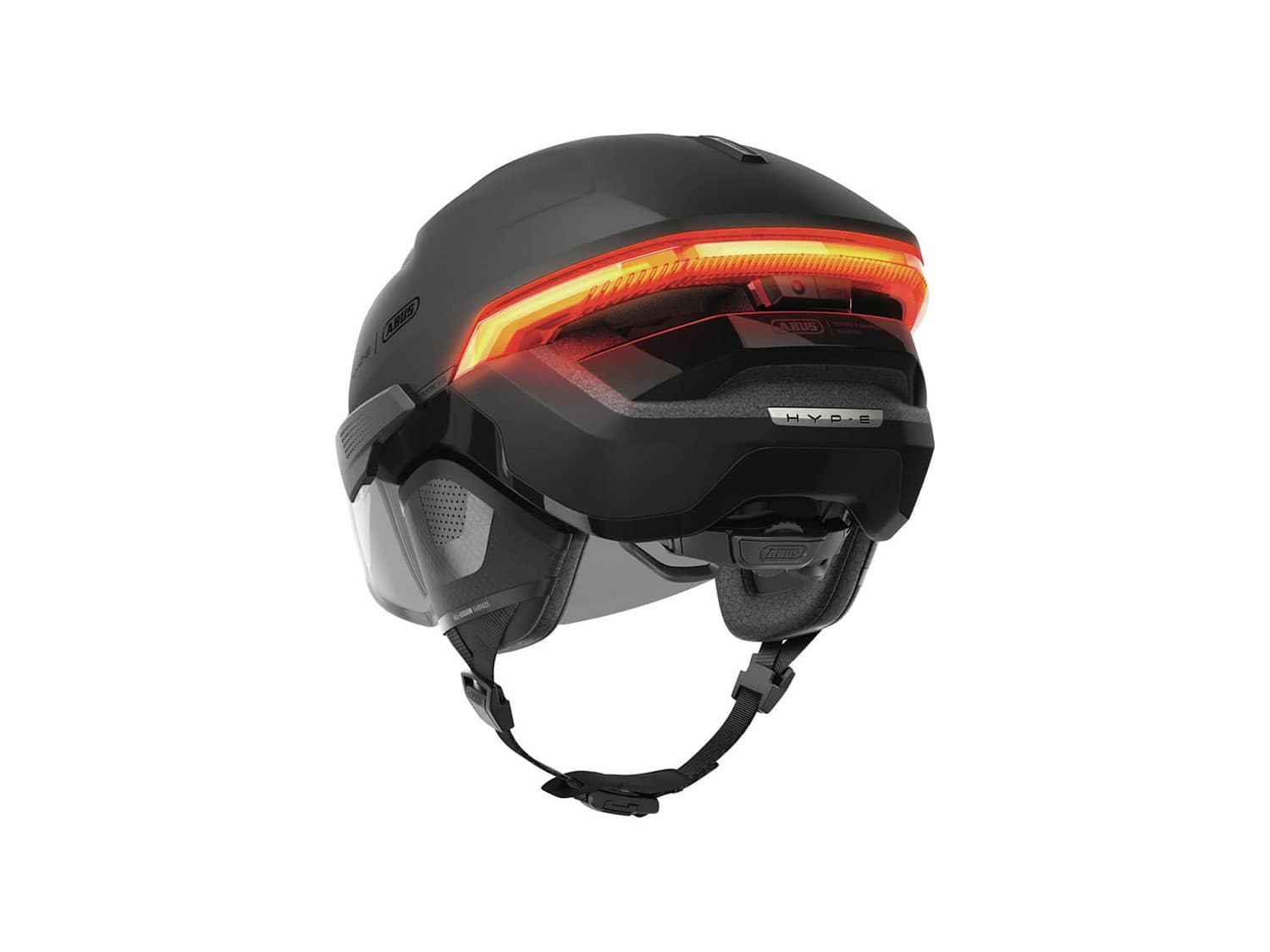 Abus Hyp-E BL.ACE Bremslicht E-Bike Helm 51-55 cm | volcano titan