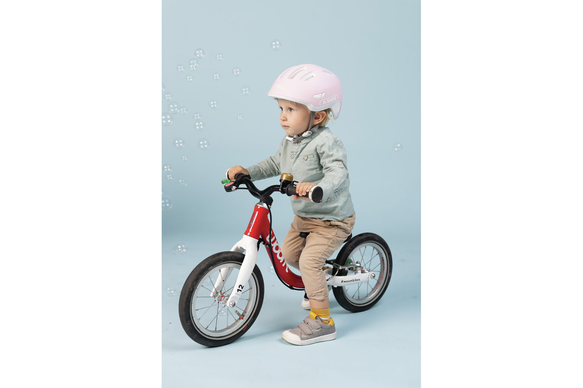 Abus Smiley 3.0 ACE LED Helm 45-50 cm | pure rose