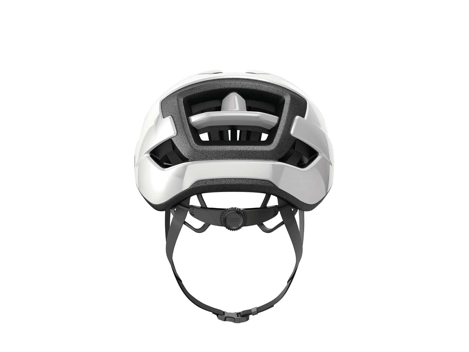 Abus Wingback Rennradhelm 57-61 cm | shiny white