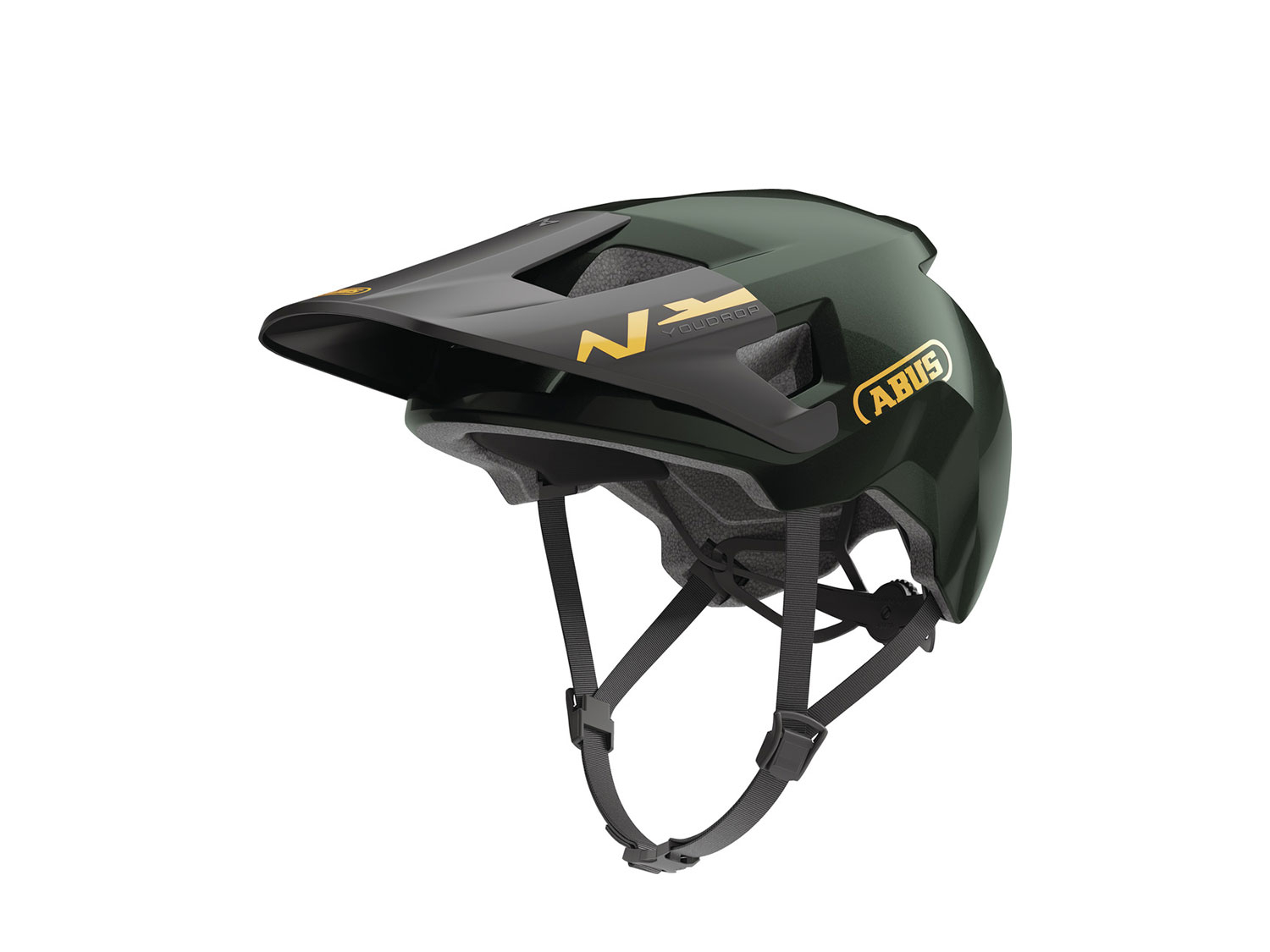 Abus Youdrop Helm 48-55 cm | moss green