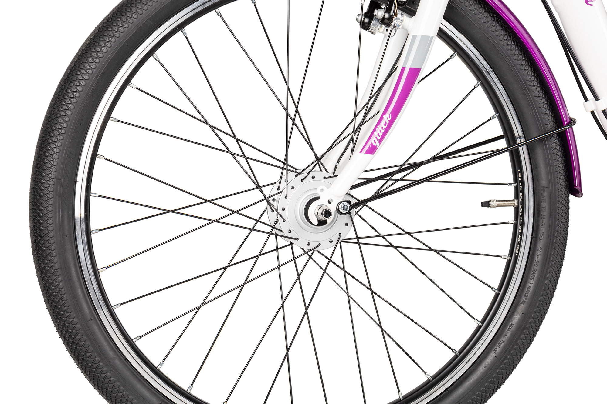 Almrausch GLÜCK 3 24 Nexus 34 cm | shimmerwhite violet grey