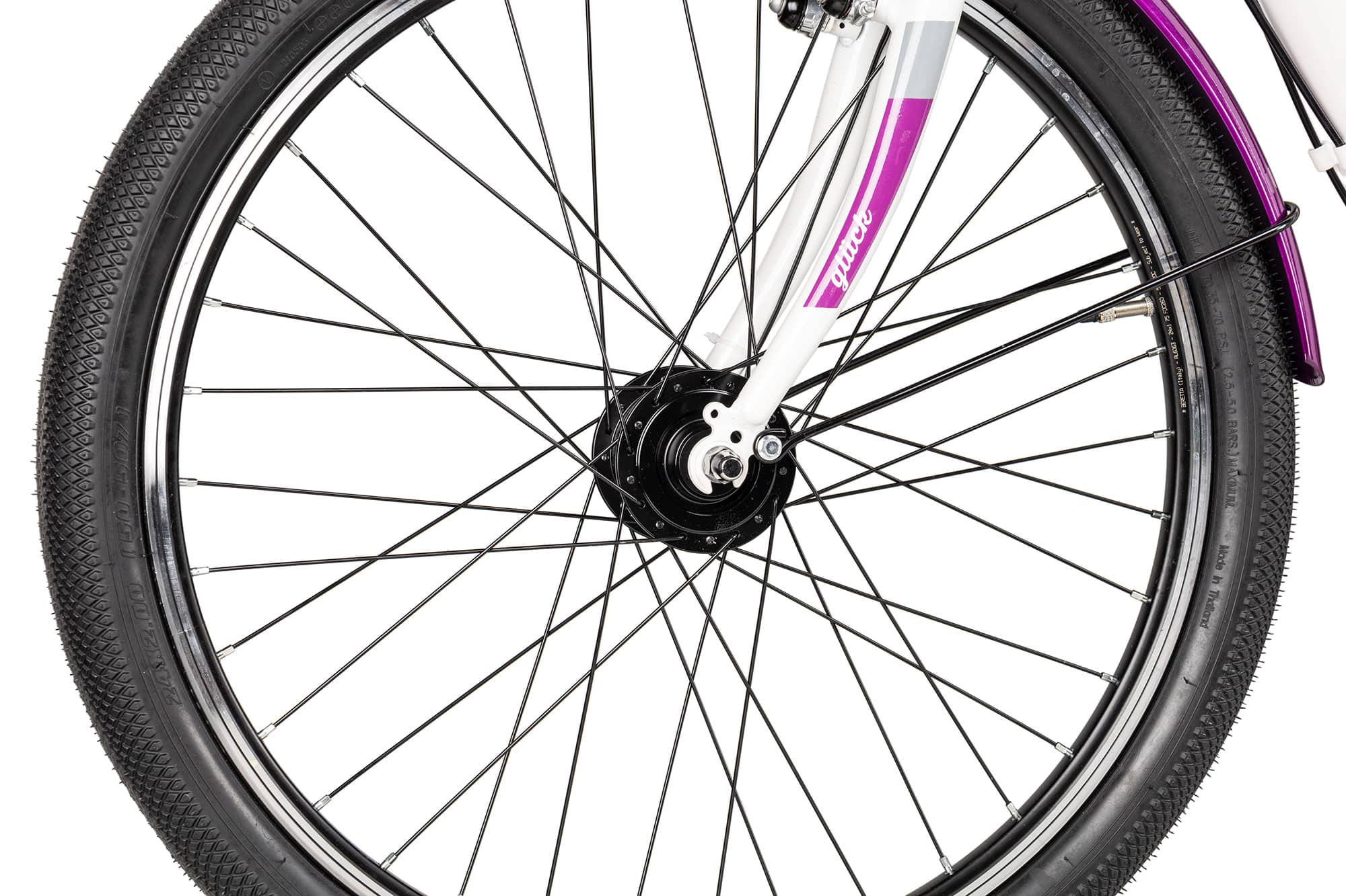 Almrausch GLÜCK 7 24 34 cm | shimmerwhite violet grey