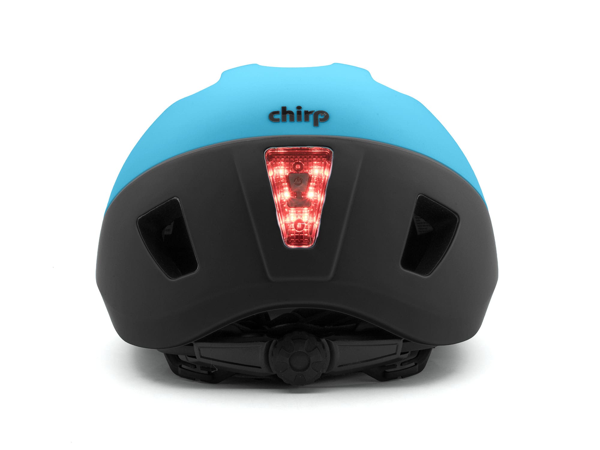 Chirp Lumi LED Kinderhelm 48-52 cm | matte blue/matte black