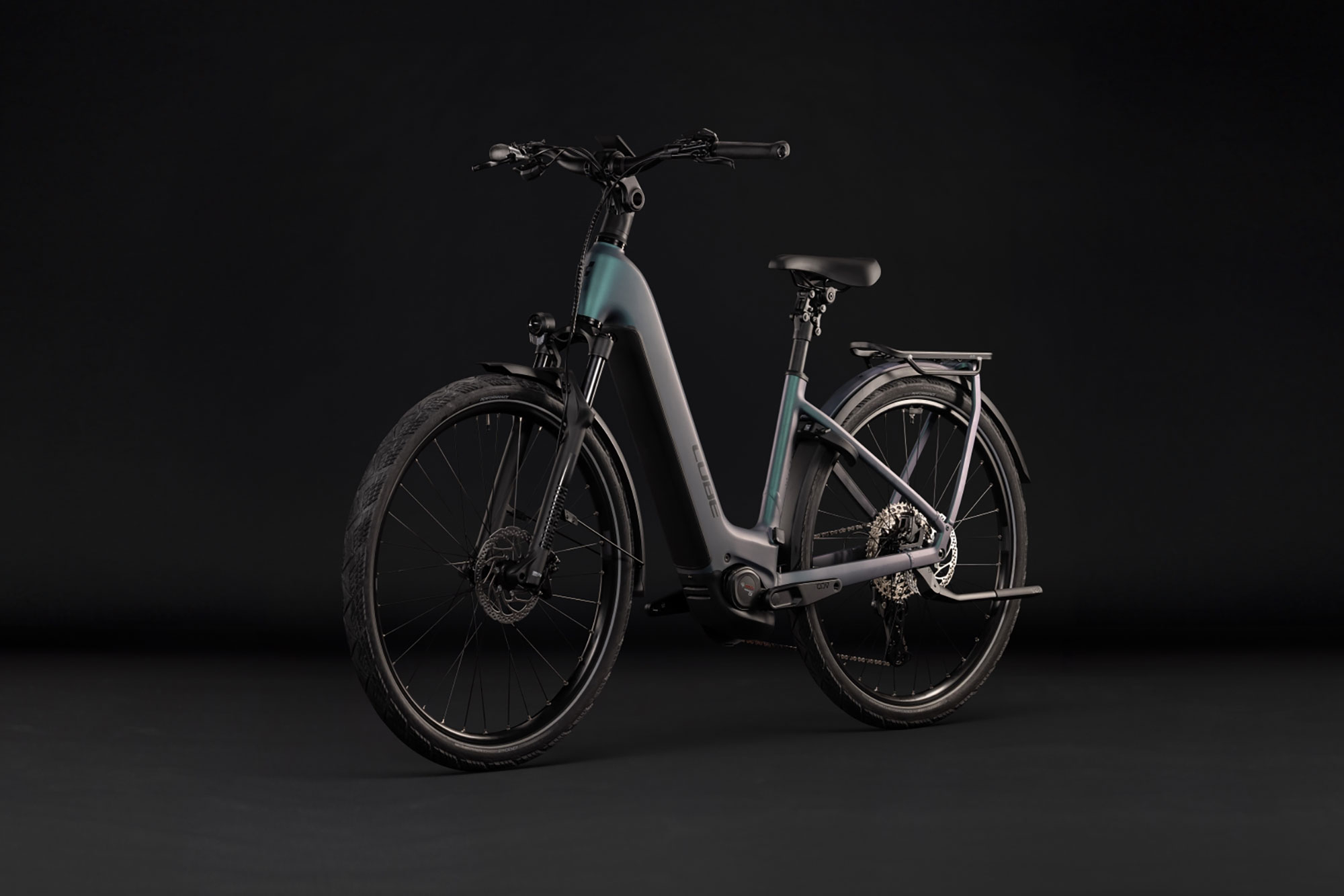 Cube Kathmandu Hybrid Pro 800 Wave 2027 50 cm | smaragdgrey´n´black