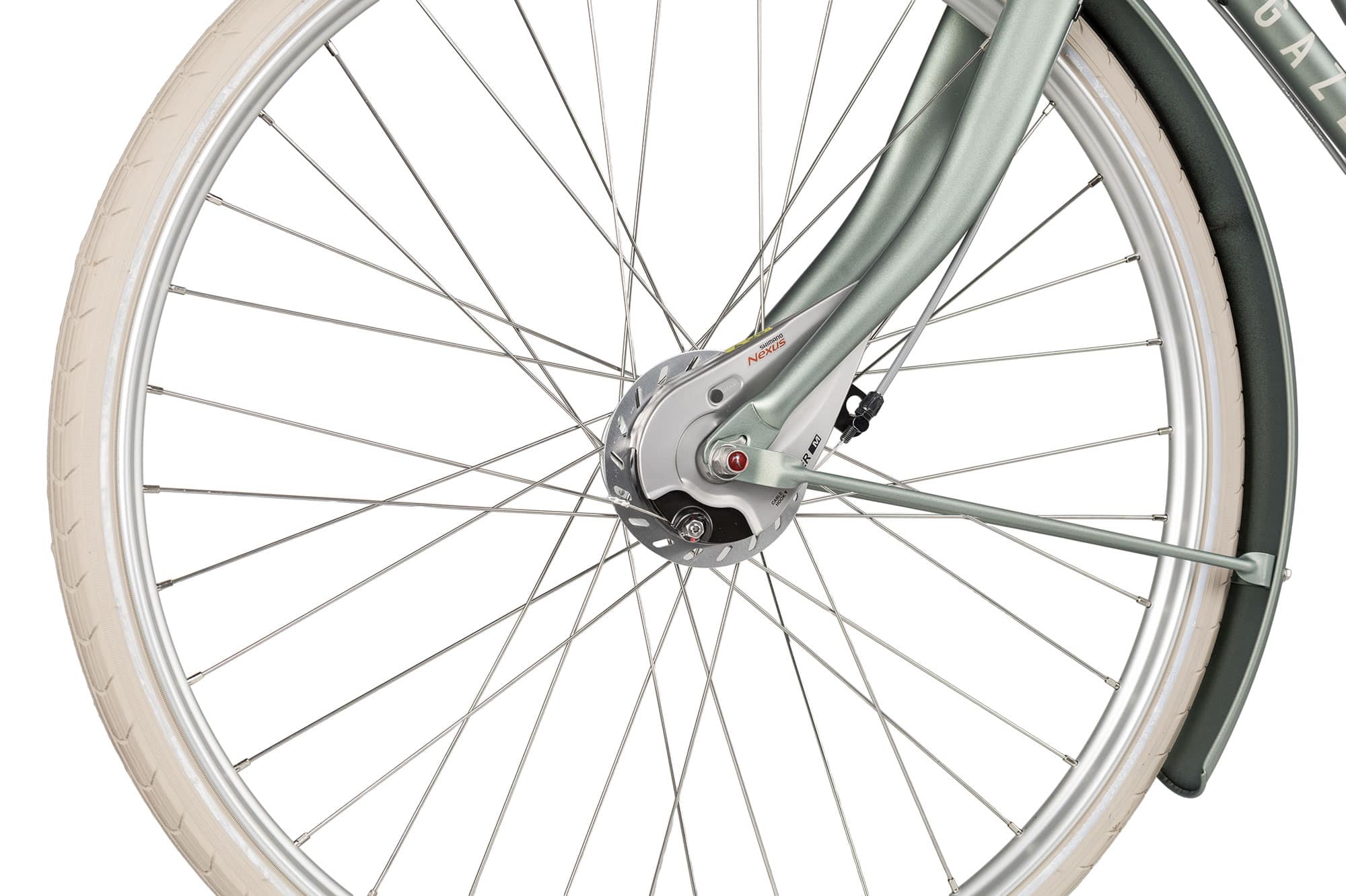 Gazelle Classic R3T Wave 2026 57 cm | moss green matt | 28 Zoll