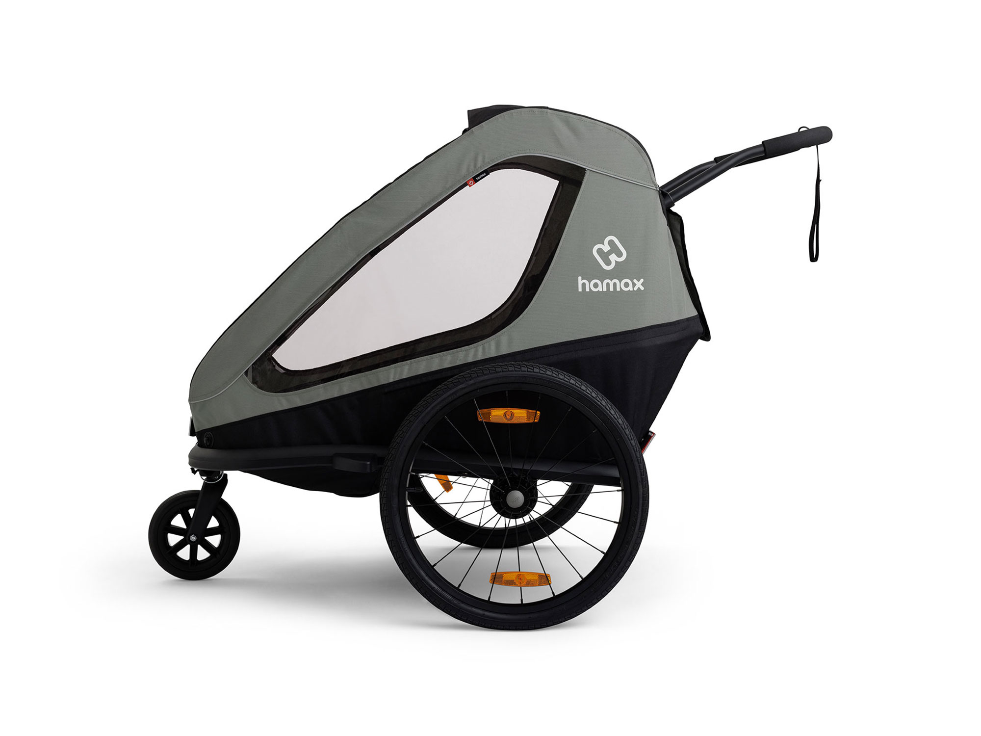 Hamax Traveller Kinderanhänger 2 Kinder | khaki