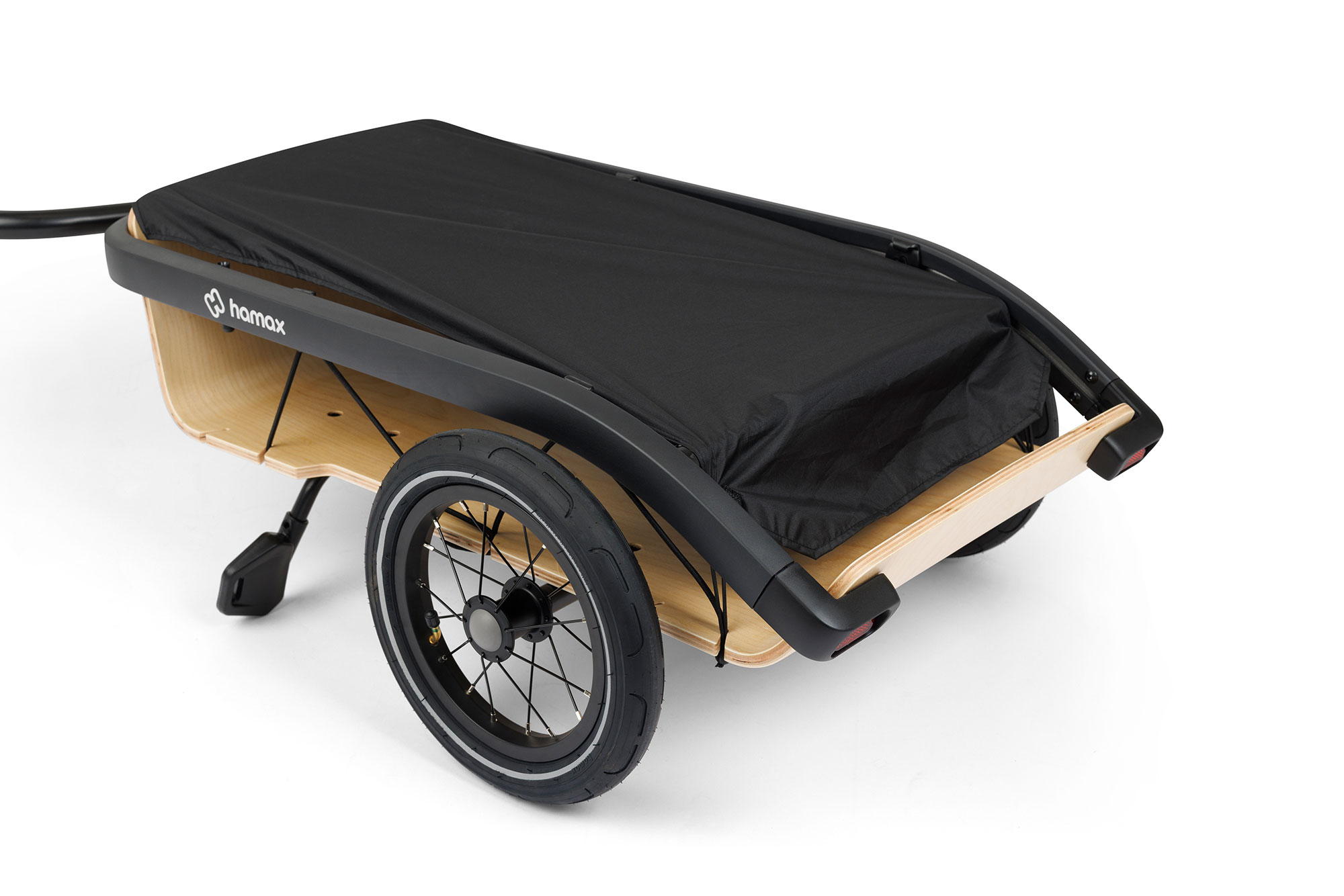 Hamax Venture Plus Cargoanhänger wood