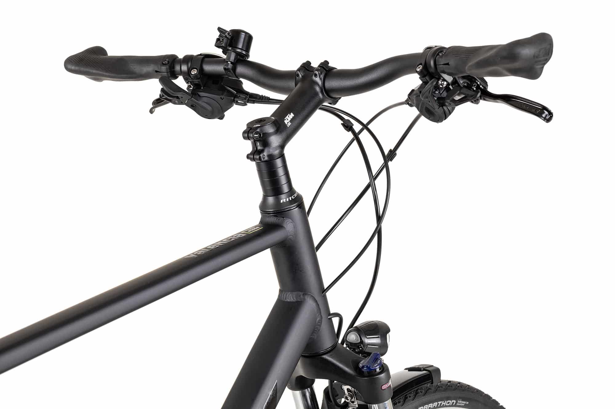 KTM VALENCIA STREET 56 cm | metallic black matt/black lime