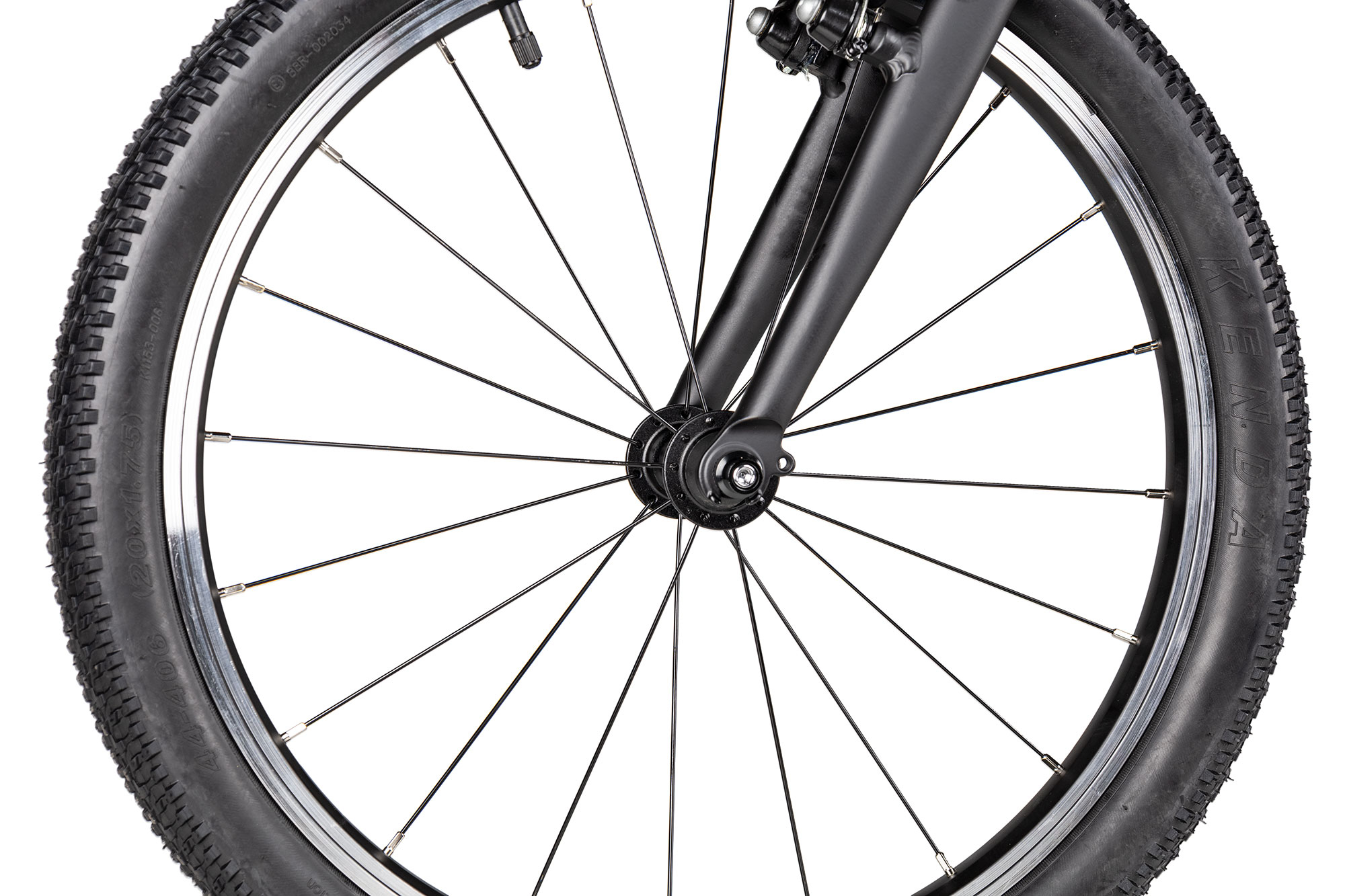 KUbikes 20 MTB 24 cm | schwarz