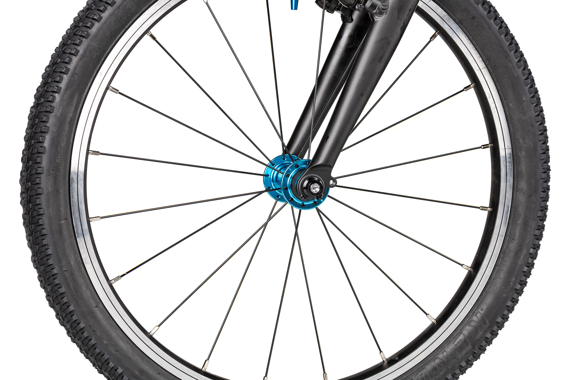 KUbikes 20 MTB 26 cm | schwarz/laser blue