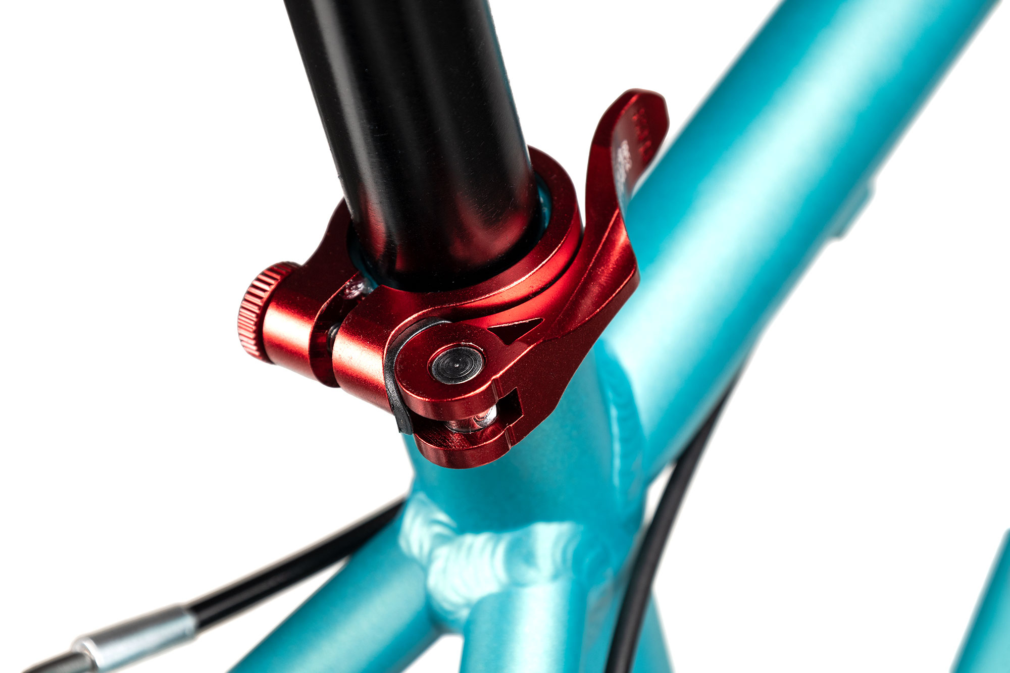 KUbikes 24 MTB 33 cm | türkis glitter/laser red