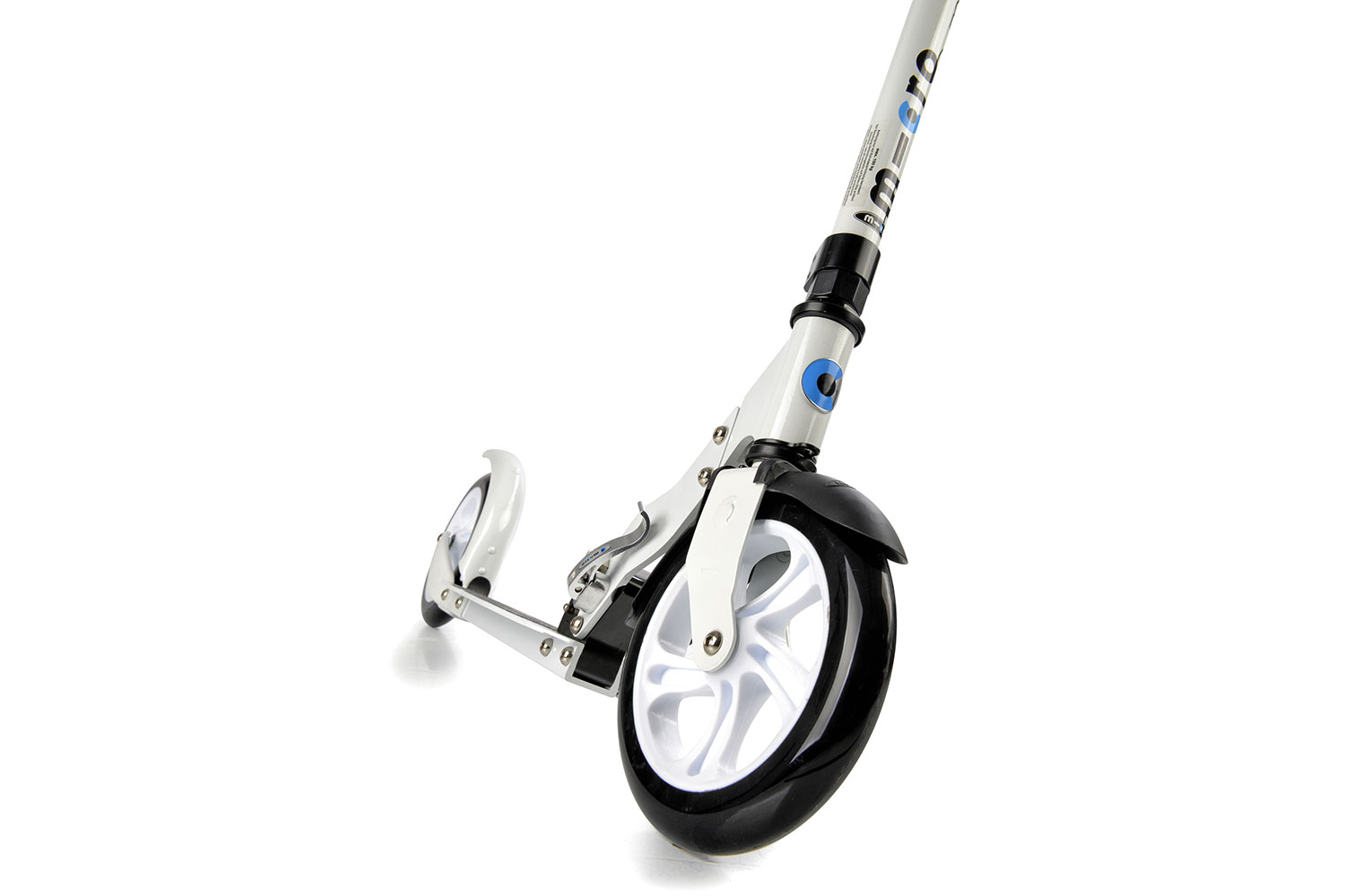 Micro Black/White Scooter weiss
