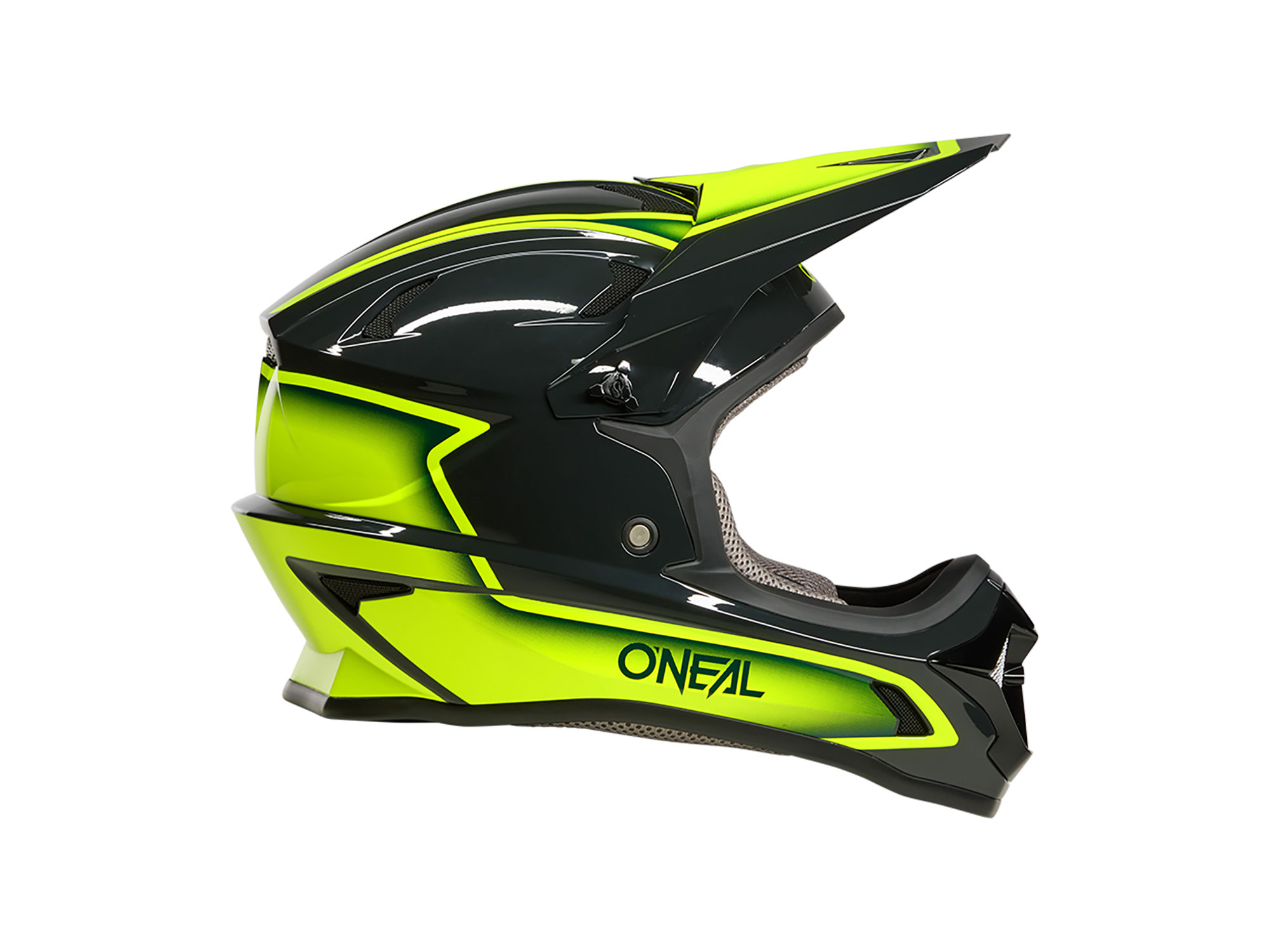 ONeal Sonus Fullface Helm 53-54 cm | slick gray neon