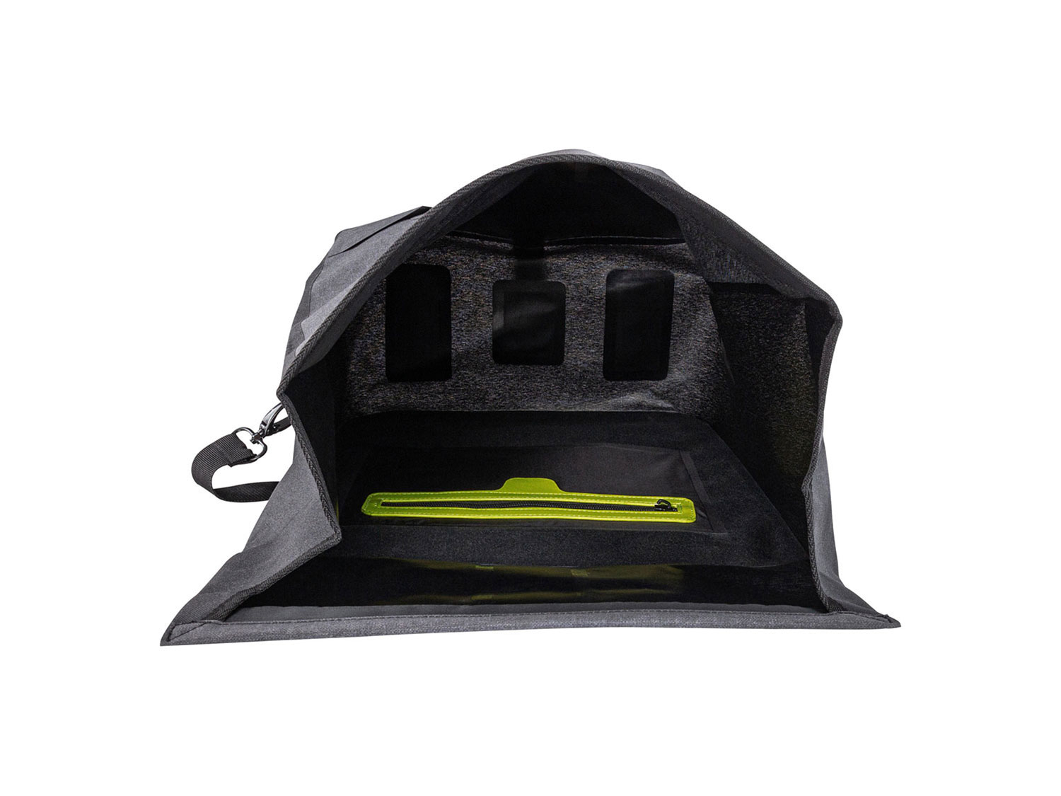 QIO Pina Fronttasche KlickFix 20 Liter | schwarz anthrazit