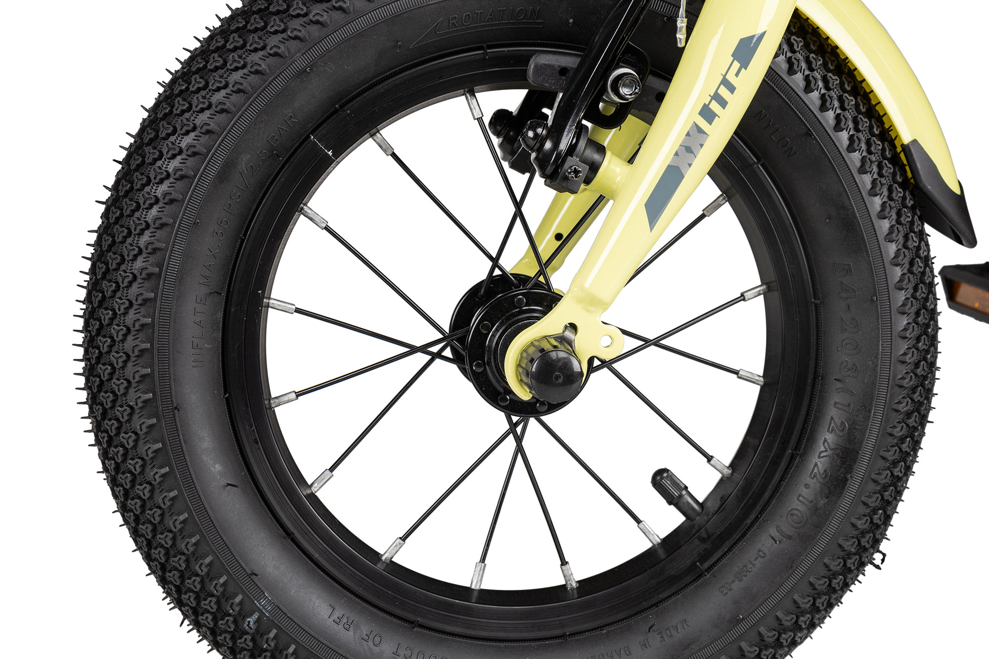 SCOOL XXlite 12-1S 20 cm | silver/lime | 12 Zoll
