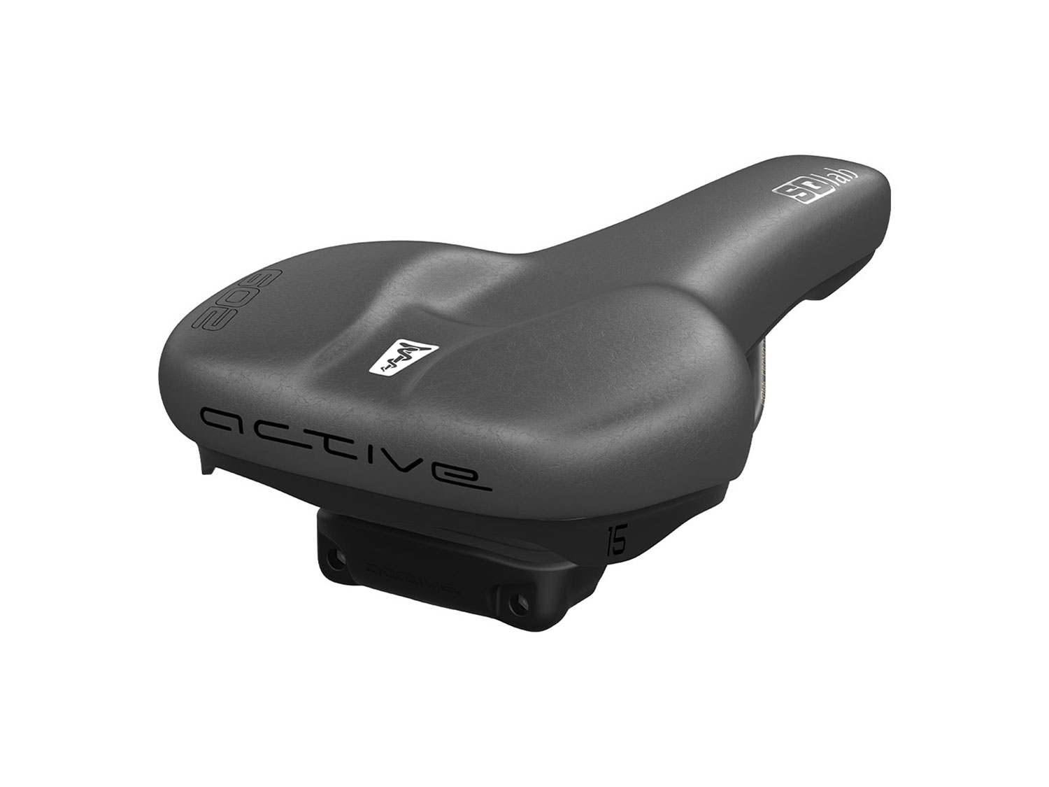 SQlab 602 M-D Active 2.1 Sattel 15 cm | schwarz
