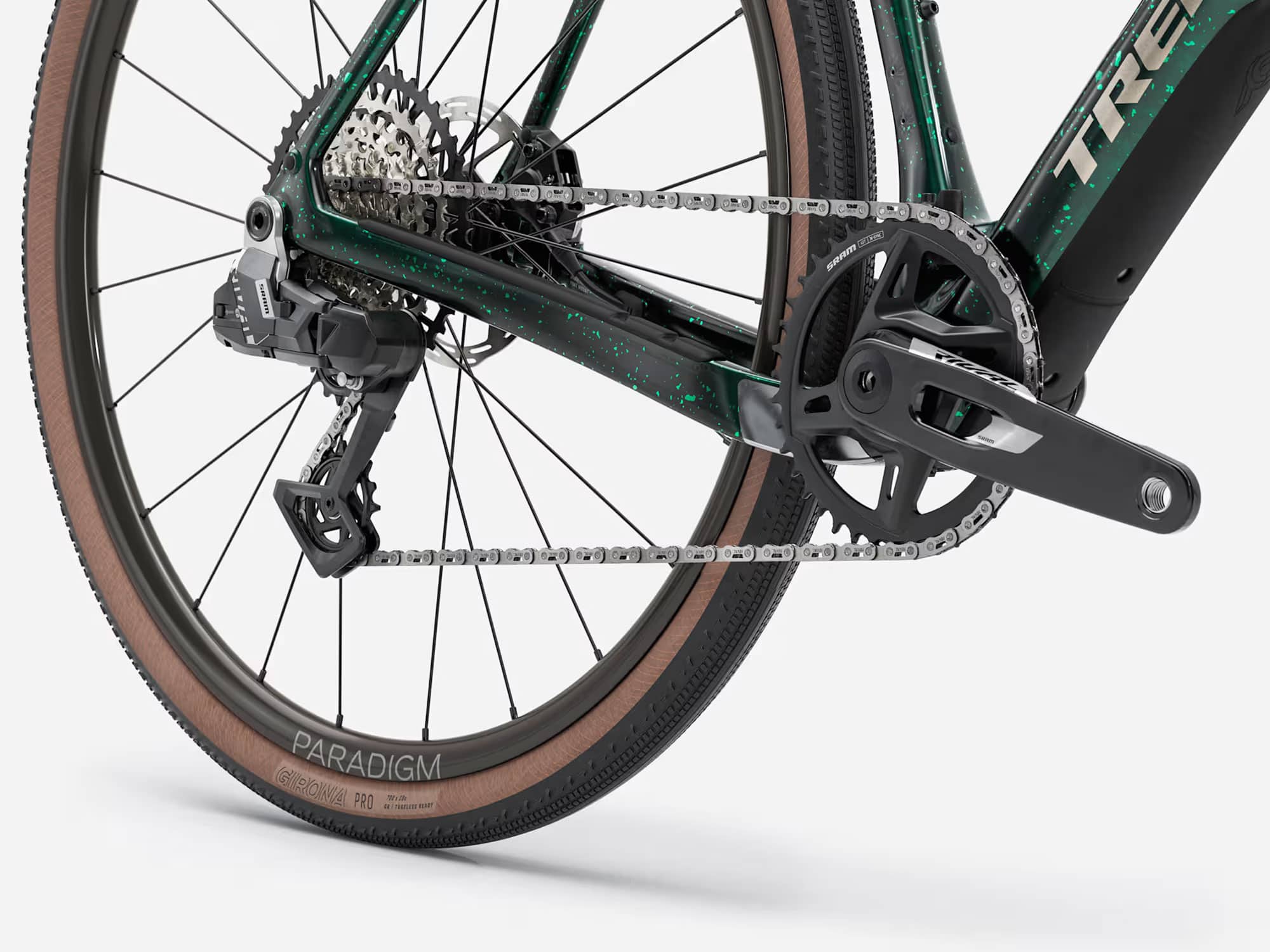 Trek Checkpoint SL 6 AXS 2026 S | dark green/ivy smoke splatter