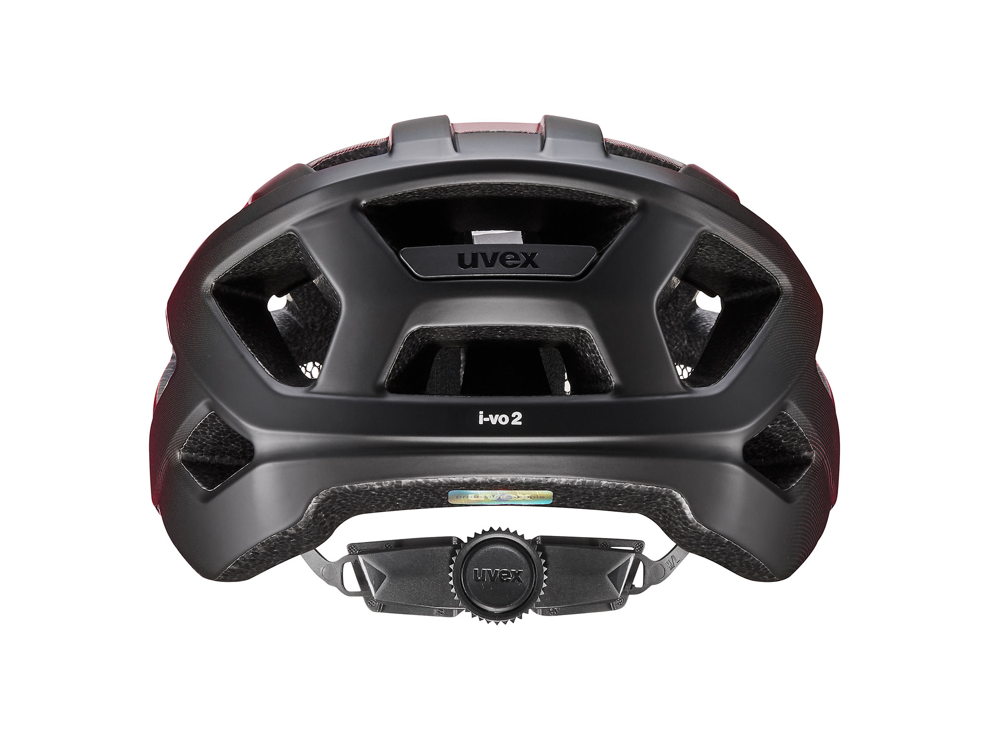 Uvex I-VO 2 Helm 56-60 cm | red black matt