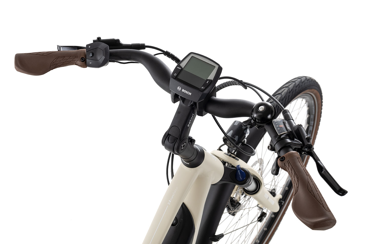2R Manufaktur ELO 9 Trapez 56 cm | creme matt/white/grey | 28 Zoll
