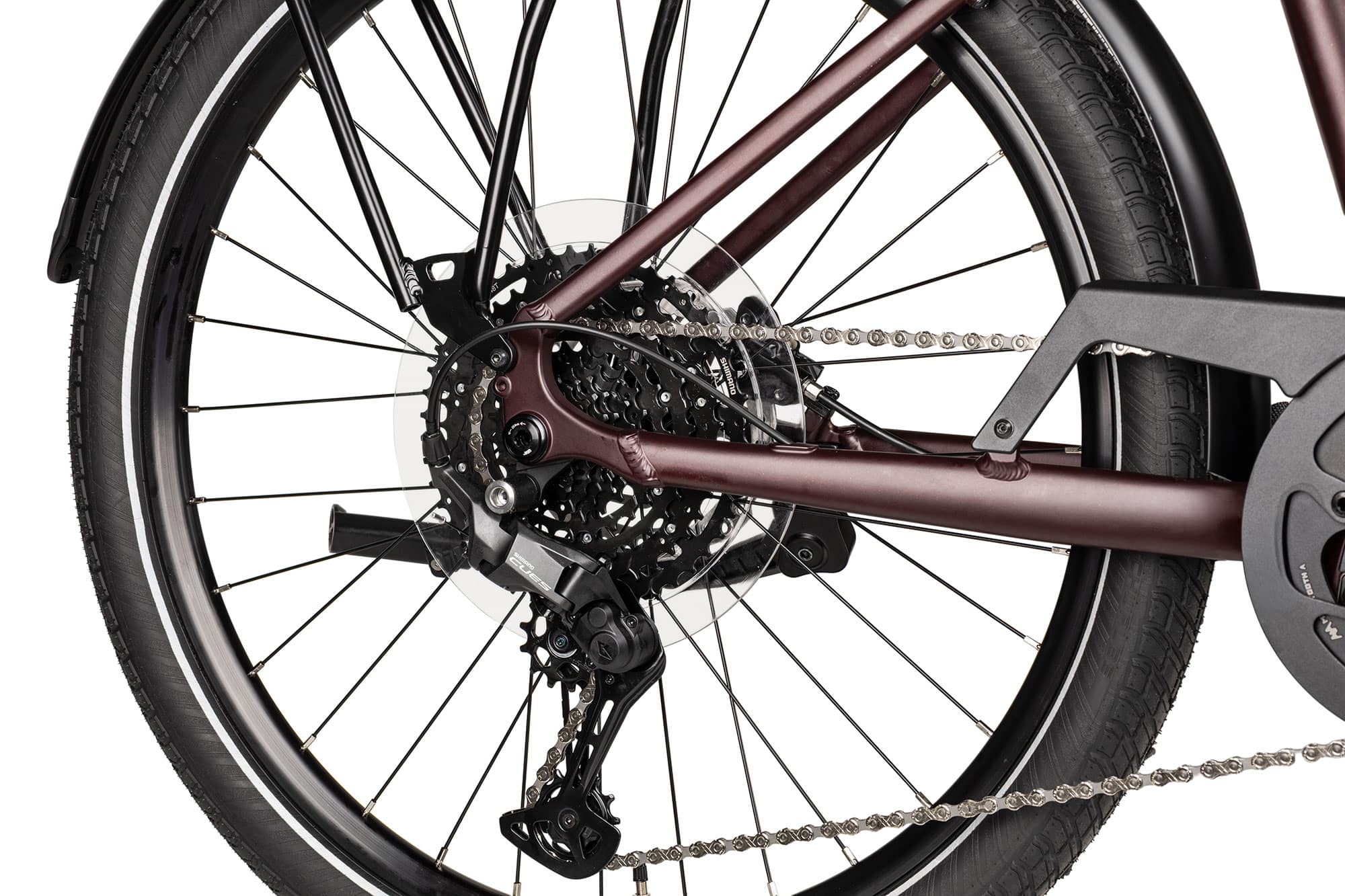 2R Manufaktur Modena SX 400 26 Wave 42 cm | burgundy pearl matt
