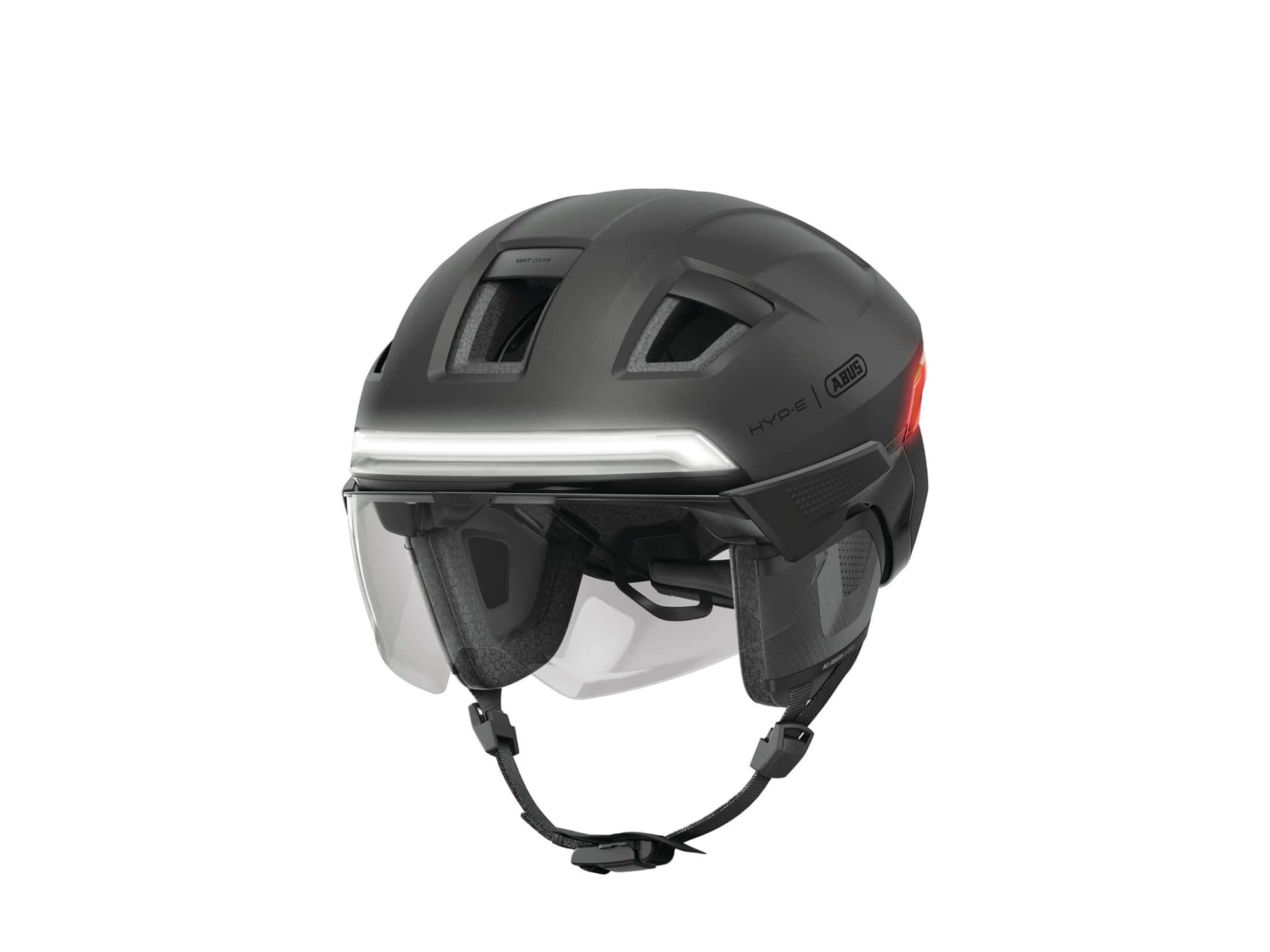 Abus Hyp-E BL.ACE Bremslicht E-Bike Helm 51-55 cm | volcano titan