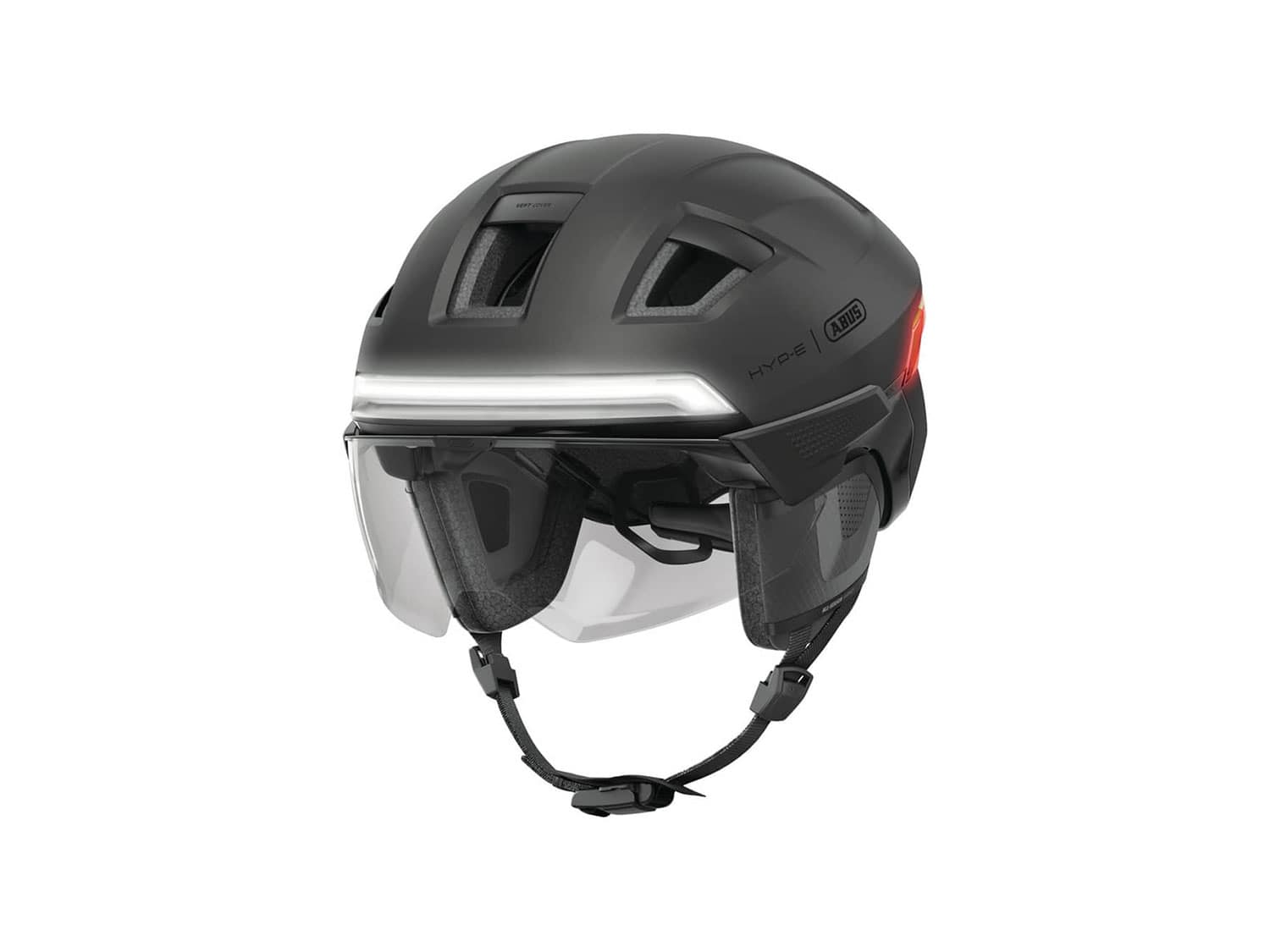 Abus Hyp-E BL.ACE Bremslicht E-Bike Helm 51-55 cm | volcano titan