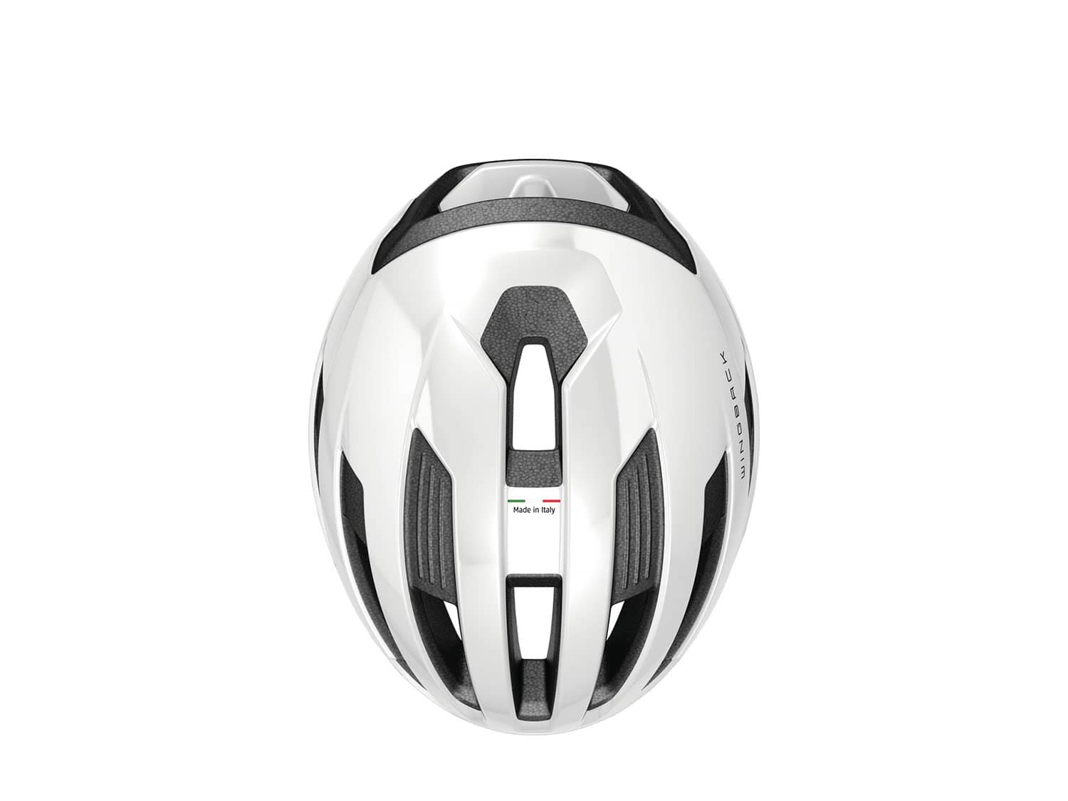 Abus Wingback Rennradhelm 57-61 cm | shiny white