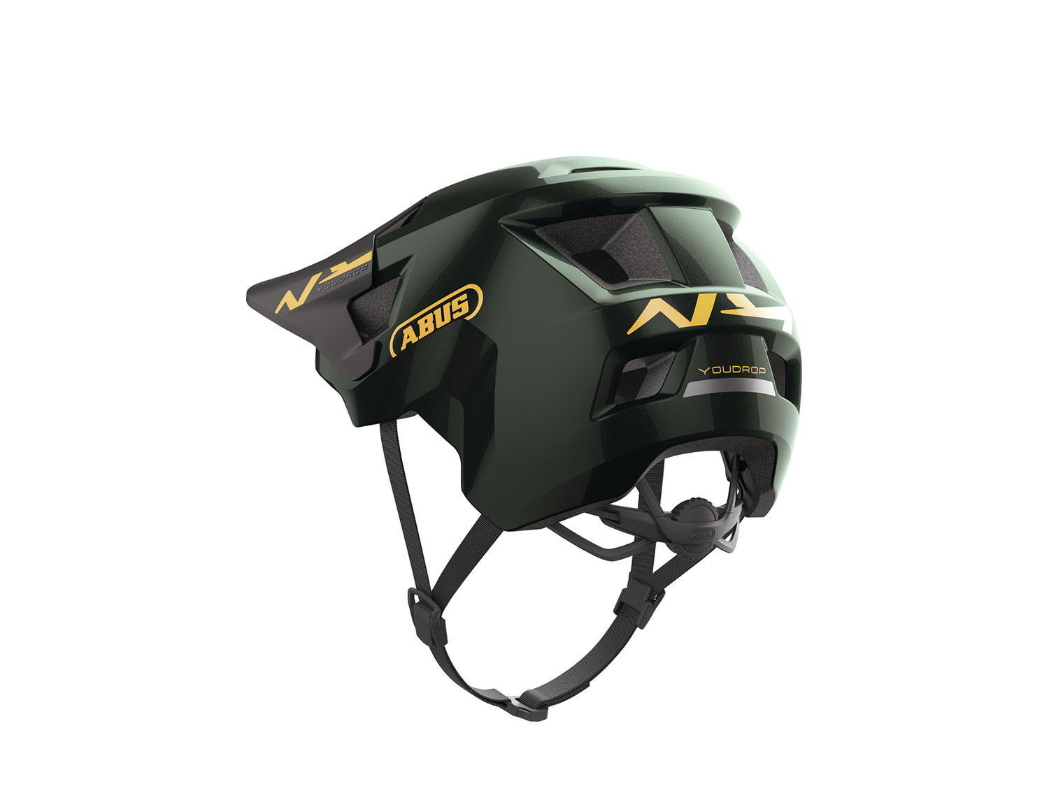 Abus Youdrop Helm 48-55 cm | moss green