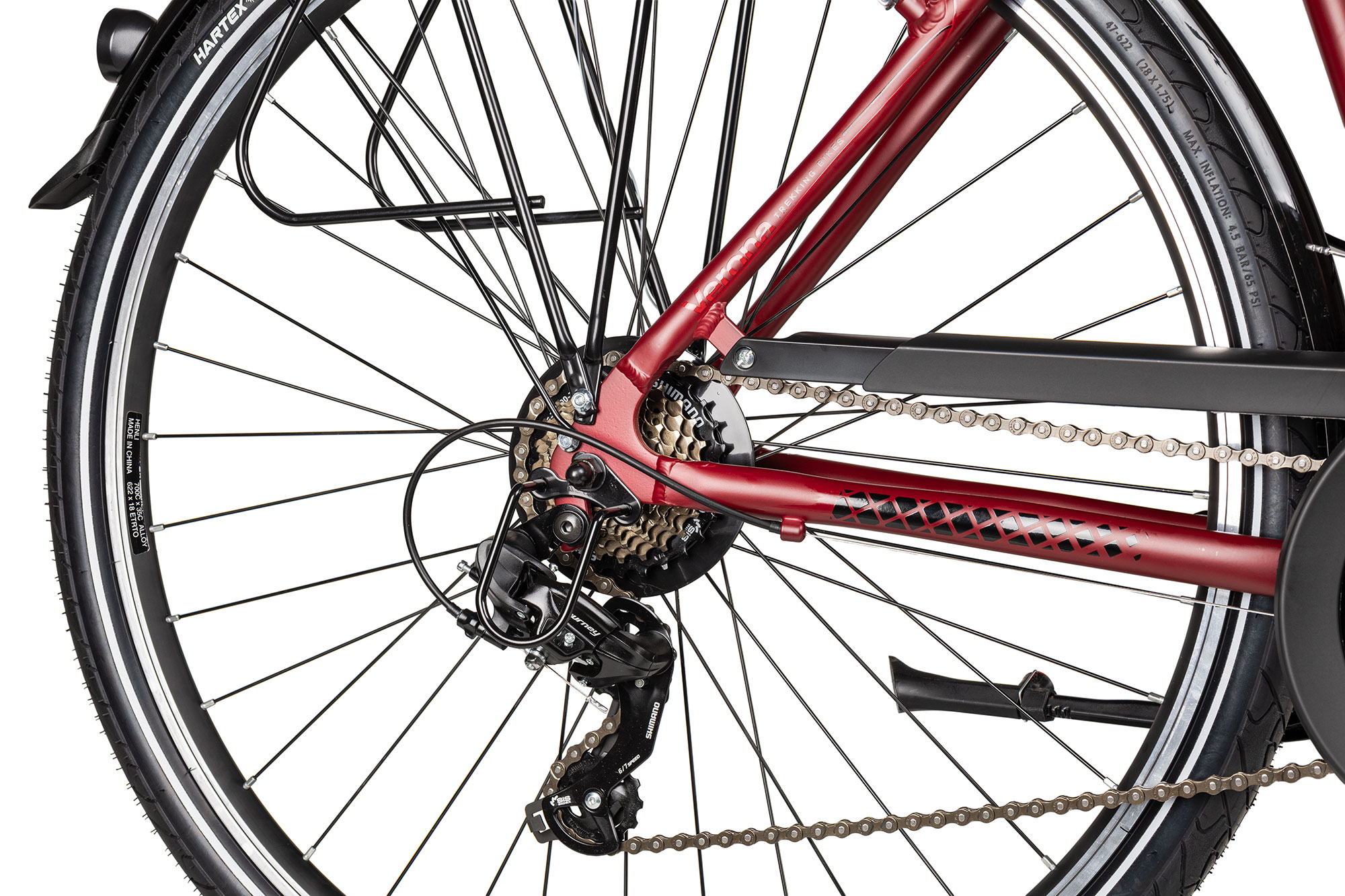 Adler Verona Trapez 50 cm | cherryred matt