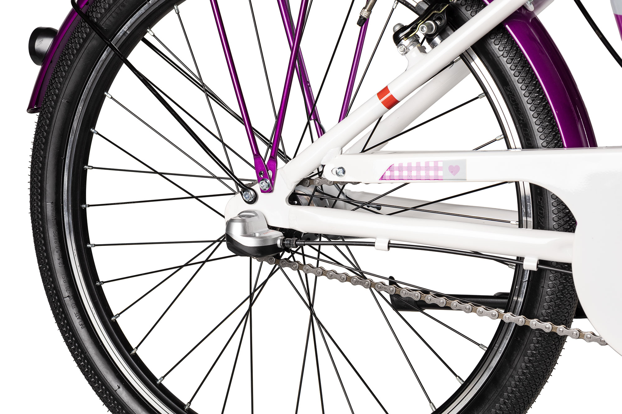 Almrausch GLÜCK 3 24 Nexus 34 cm | shimmerwhite violet grey