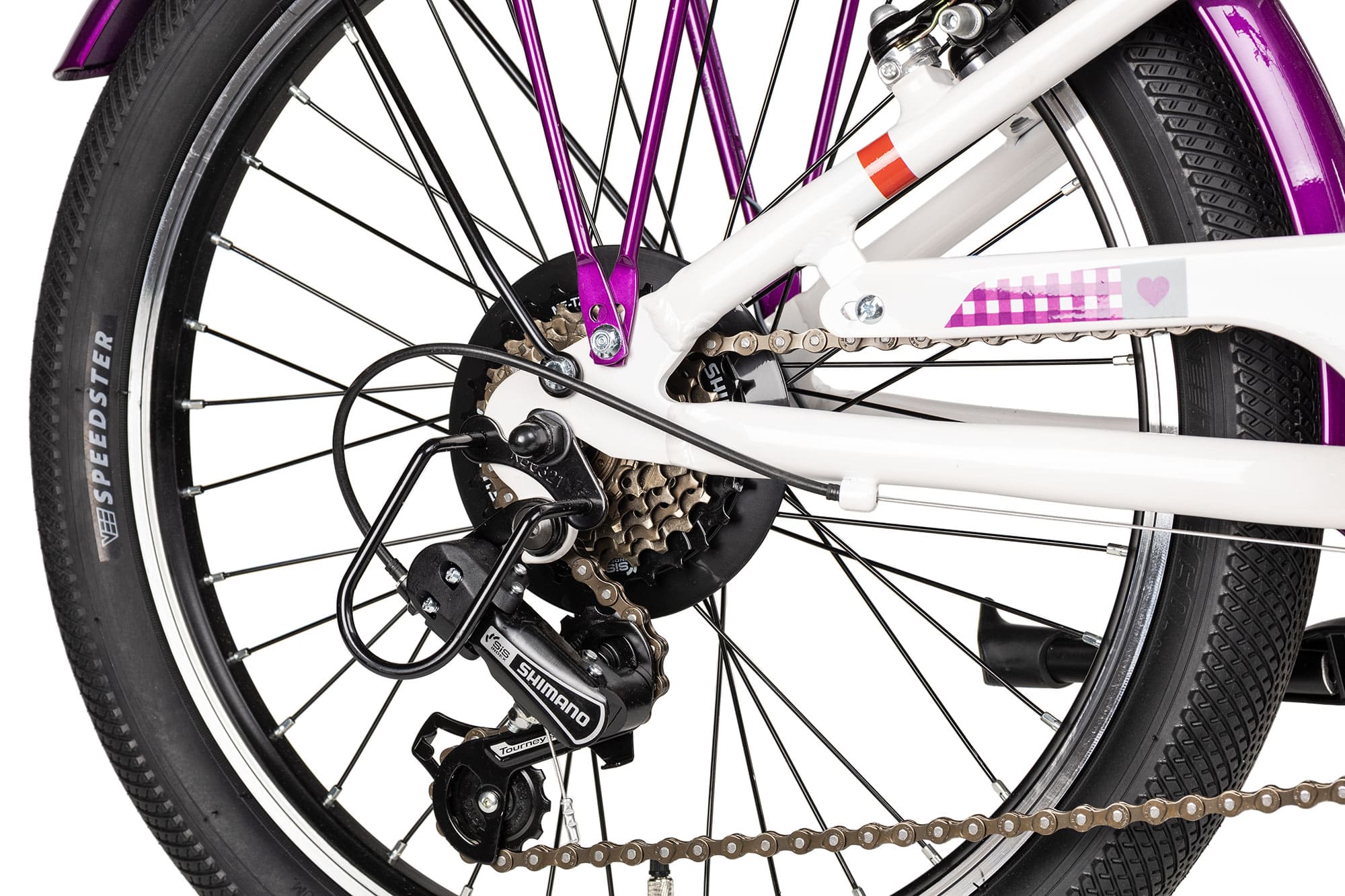 Almrausch GLÜCK 7 20 29 cm | shimmerwhite violet grey