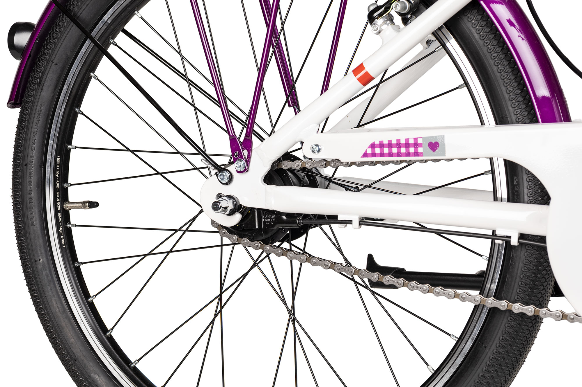 Almrausch GLÜCK 7 24 Nexus 34 cm | shimmerwhite violet grey