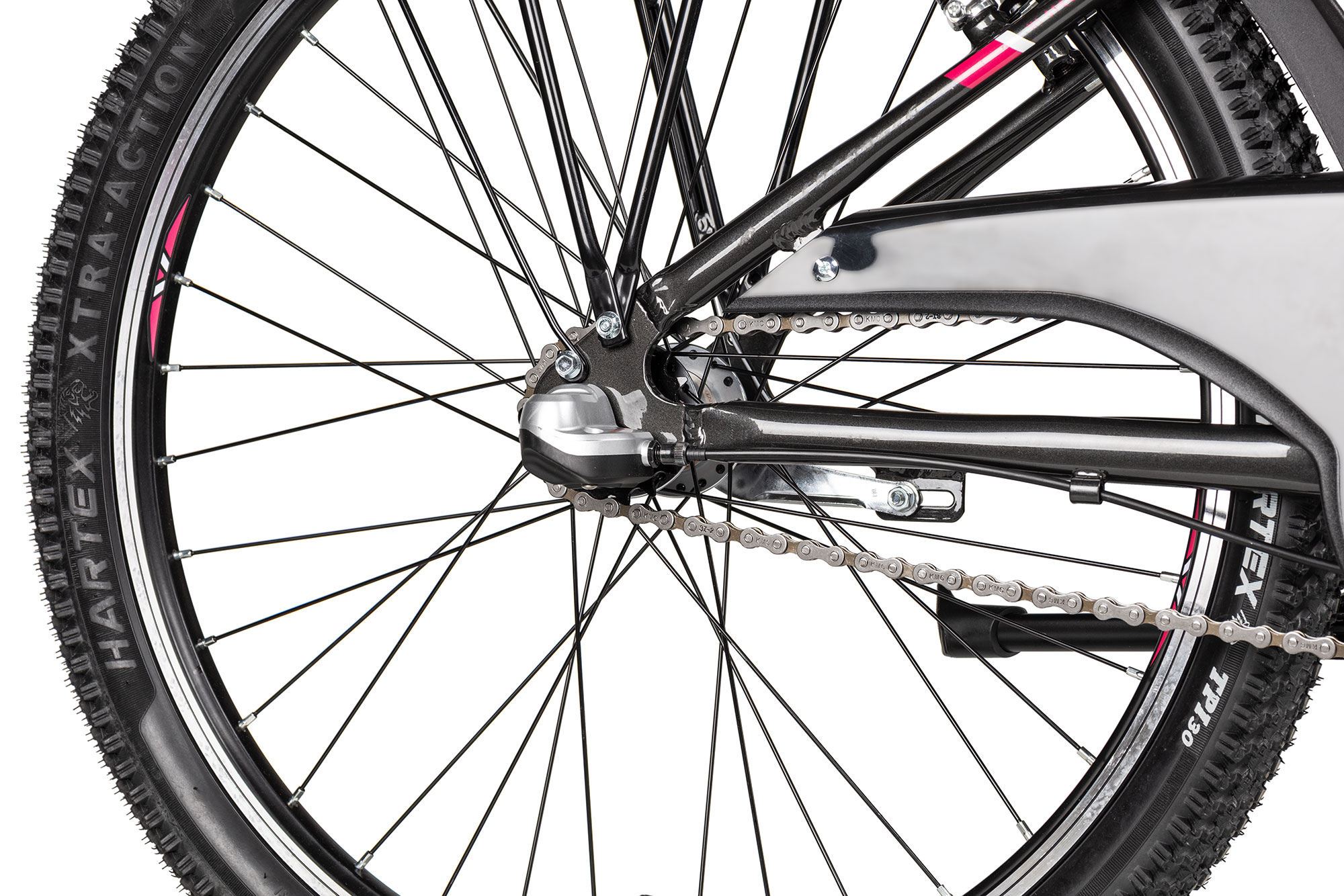 Axess Adventure 3 24 Trapez 34 cm | grey pink