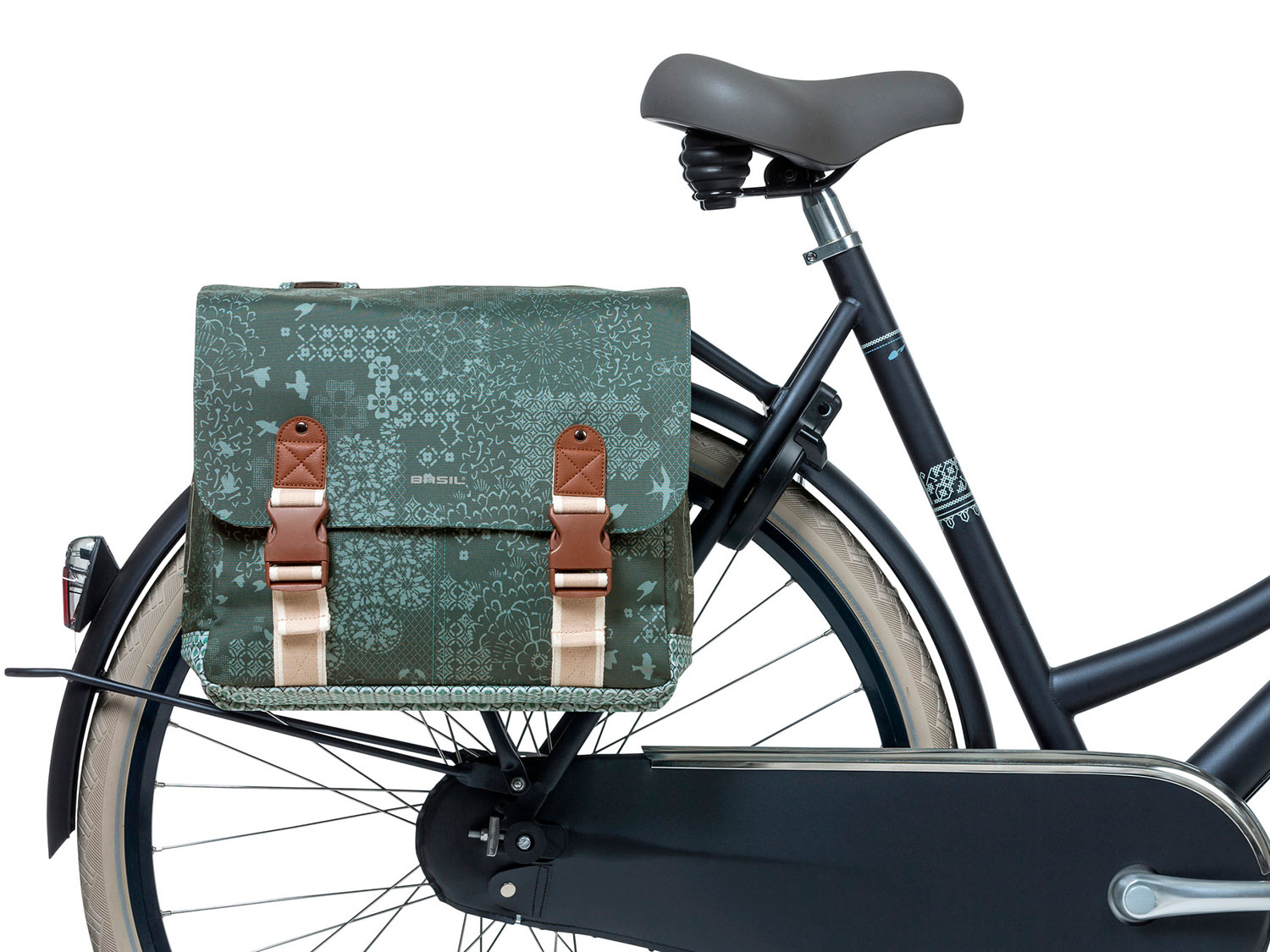 Basil Boheme Double Bag Tasche 35 Liter | forestgreen
