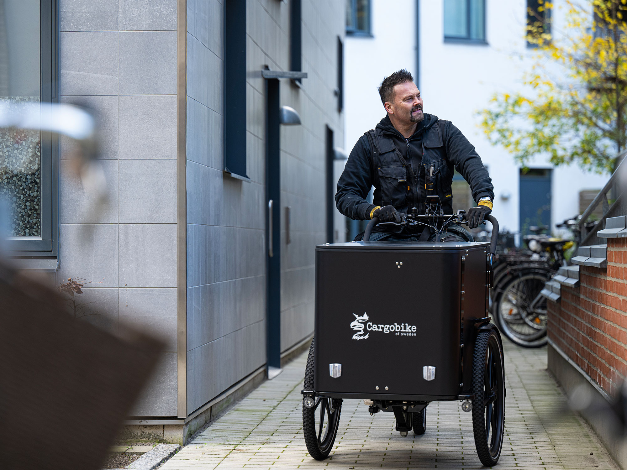 Cargobike of Sweden DeLight Box unisize | schwarz