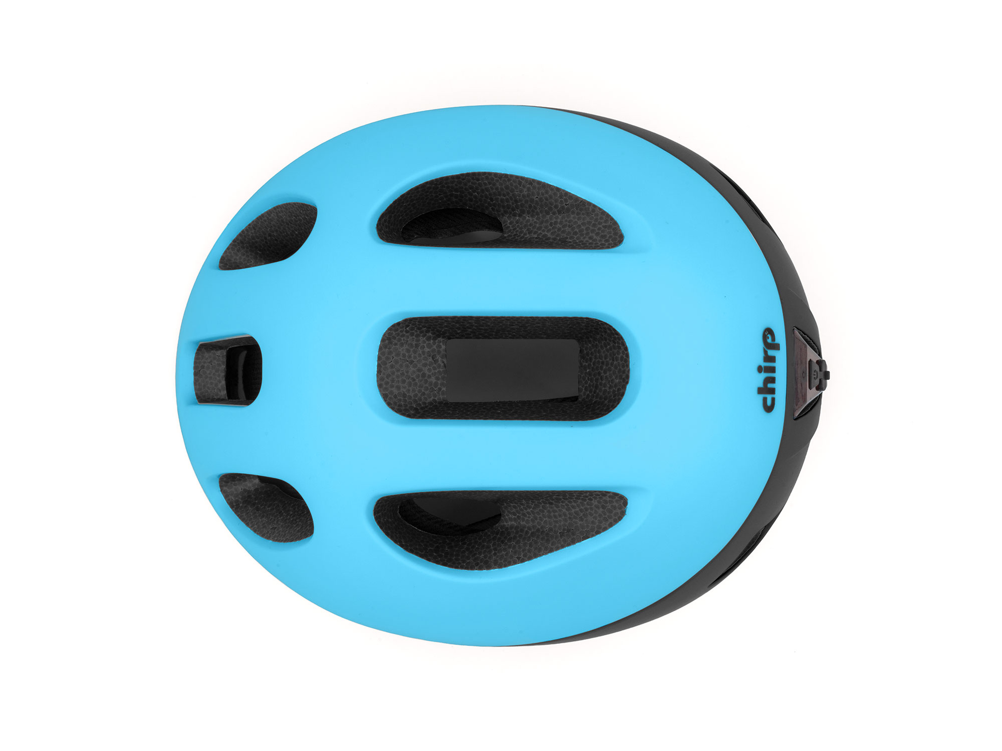 Chirp Lumi LED Kinderhelm 48-52 cm | matte blue/matte black