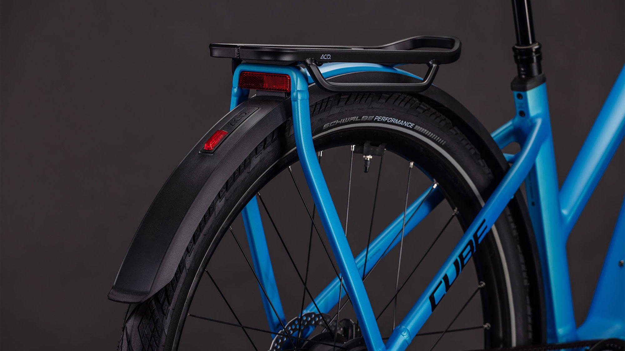 Cube Kathmandu Hybrid Comfort PRO 800 Trapez 2026 46 cm | azure´n´black