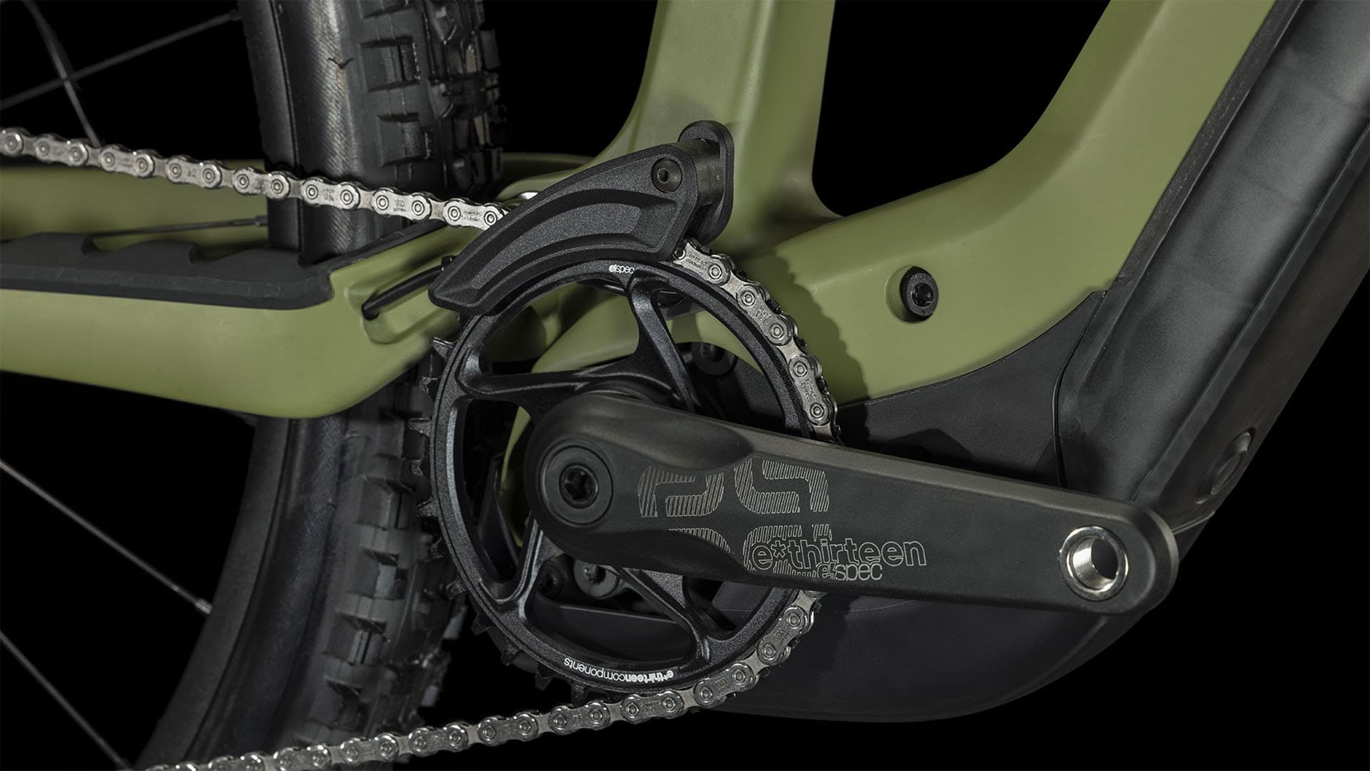 Cube Stereo Hybrid ONE55 C:68X TM 750 M | olive´n´chrome