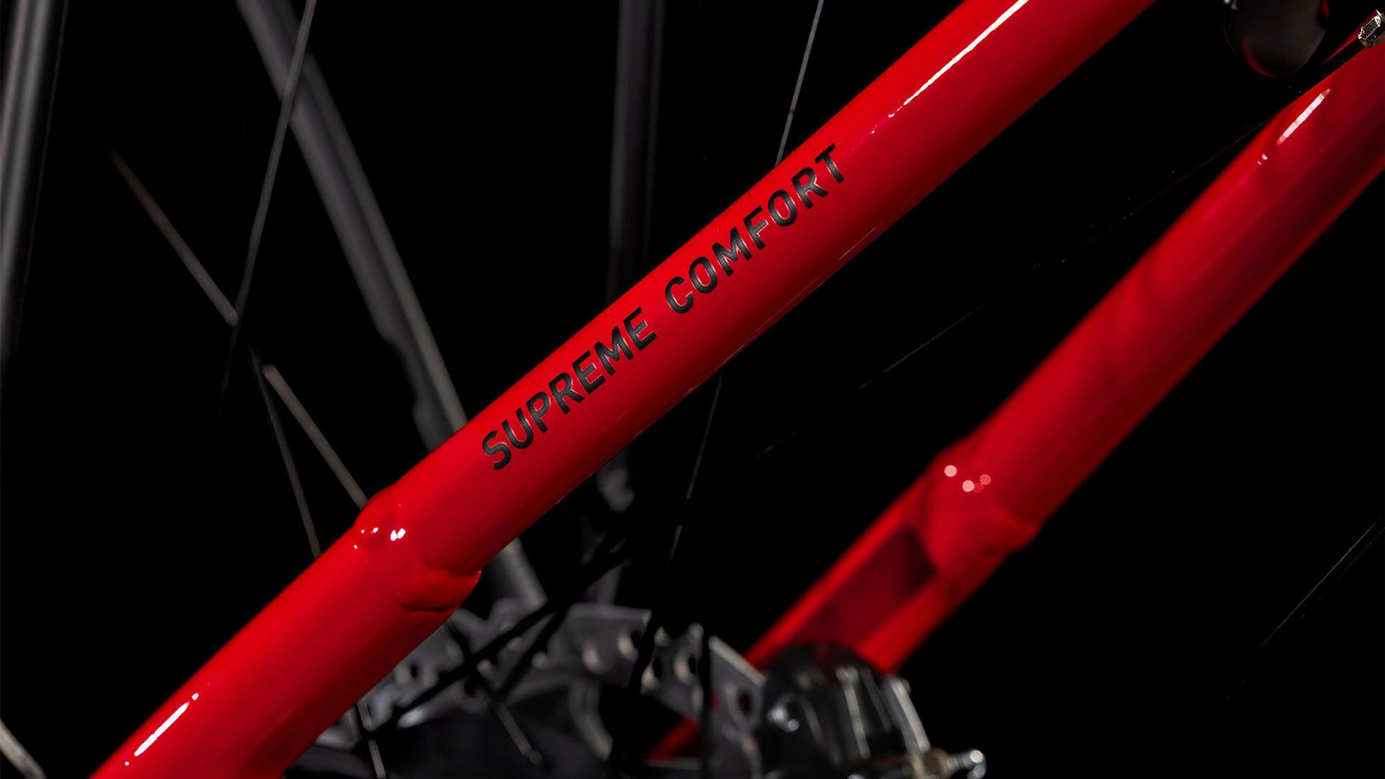 Cube Supreme Hybrid Comfort PRO 625 2025 58 cm | firered´n´black