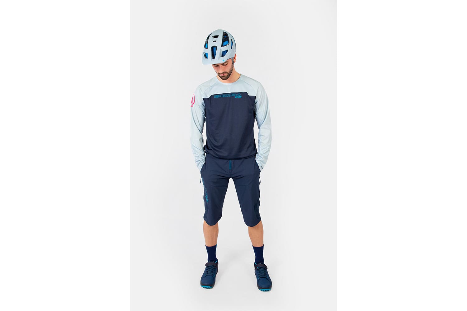 Endura MT500 Burner Trikot S | ink blue