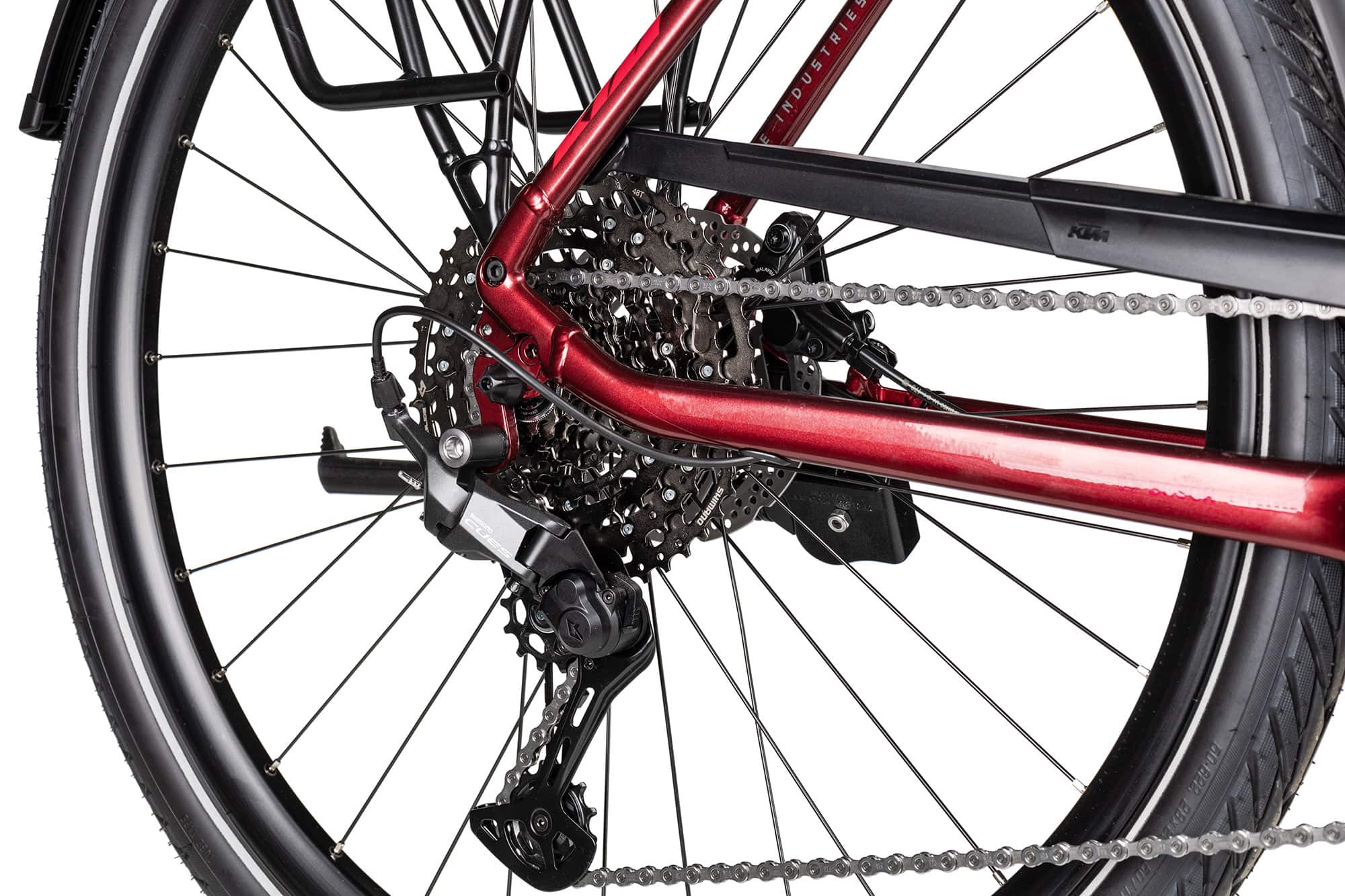 KTM Macina STYLE PRO Trapez 2025 56 cm | darkred/berry grey