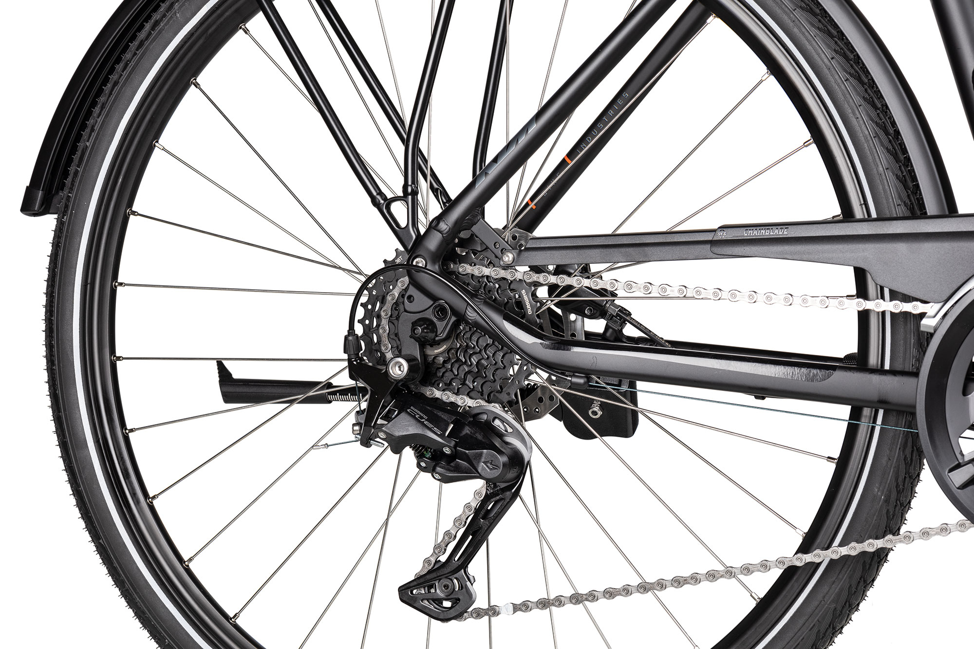 KTM Saragossa Trapez 2025 46 cm | black matt/grey orange
