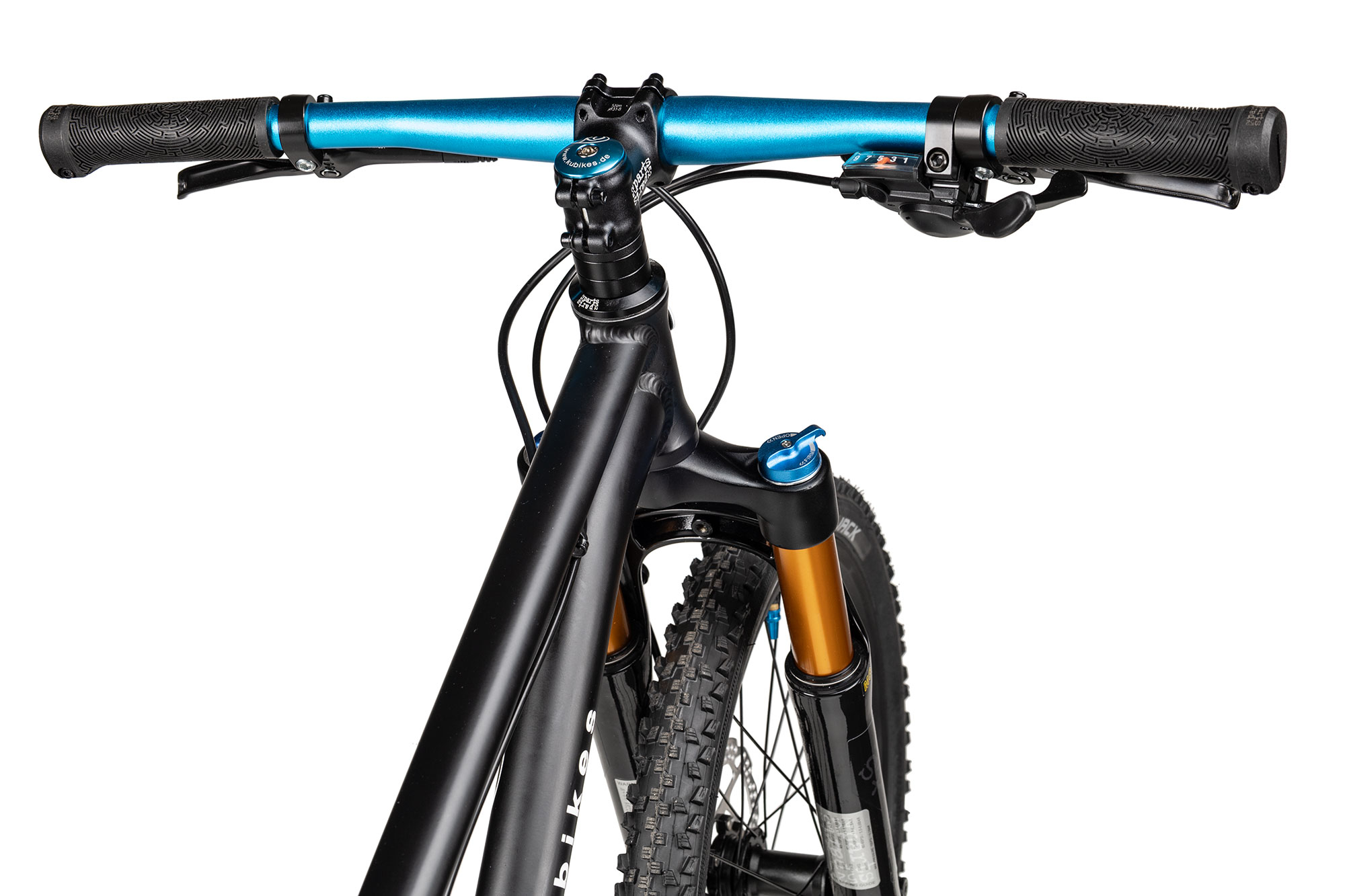 KUbikes 20 MTB Disc S | schwarz/laser blue