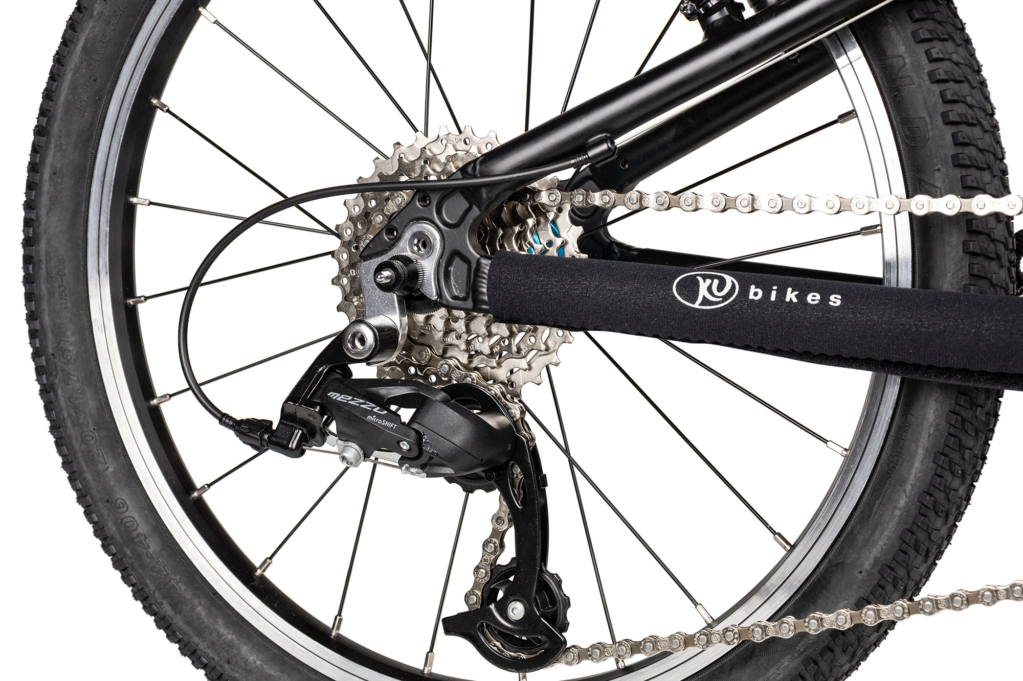 KUbikes 20 MTB 26 cm | schwarz/laser blue