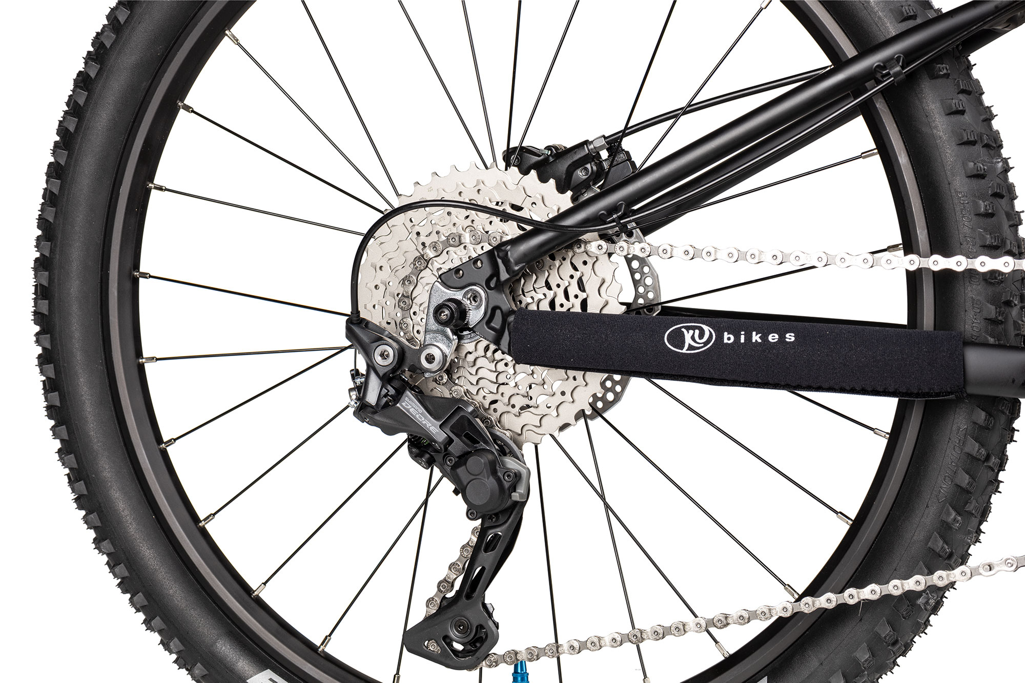KUbikes 24 MTB DISC 29 cm | schwarz/laser blue
