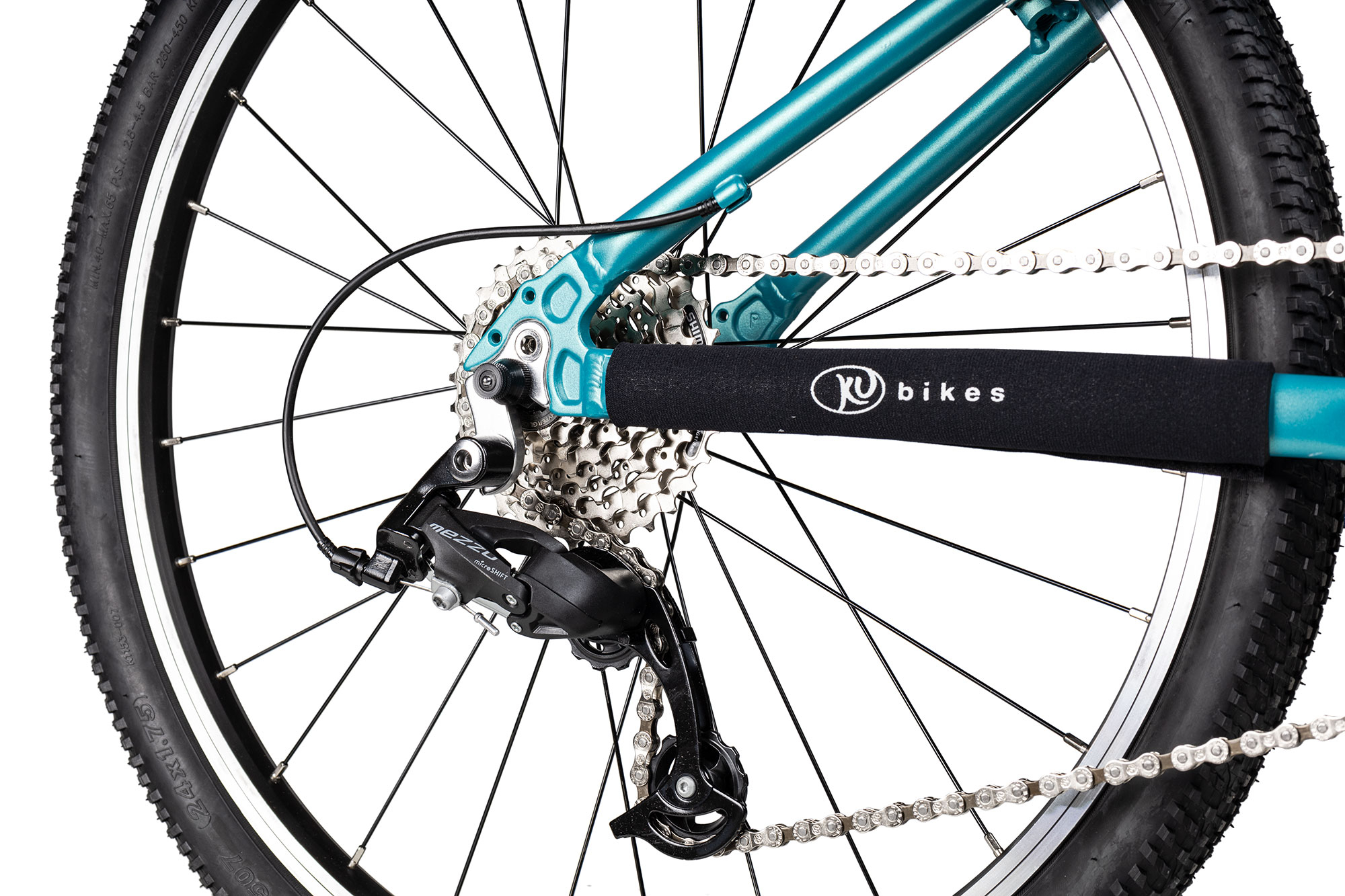 KUbikes 24 MTB 33 cm | türkis glitter