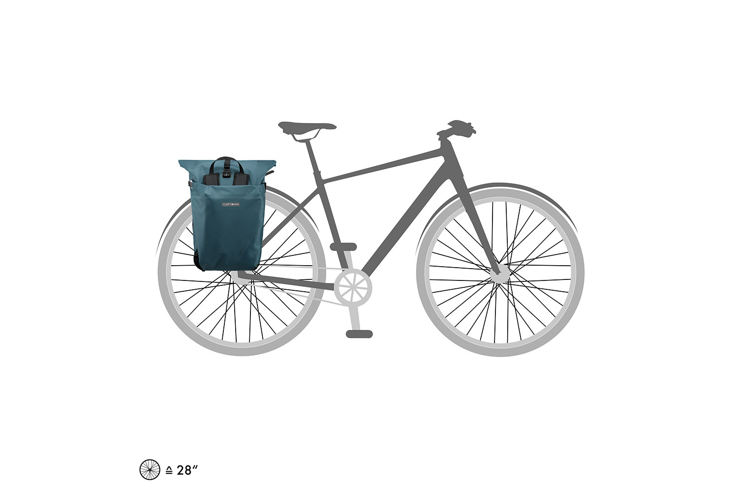 Ortlieb Vario PS QL2.1 Rucksack 26 Liter | petrol