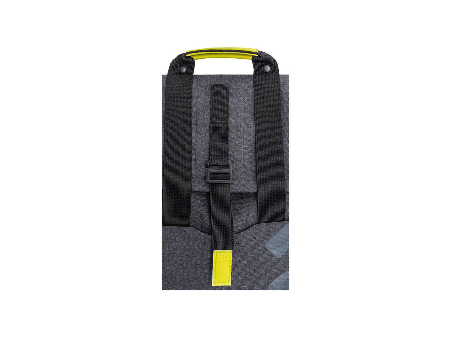 QIO Pina Fronttasche KlickFix 20 Liter | schwarz anthrazit