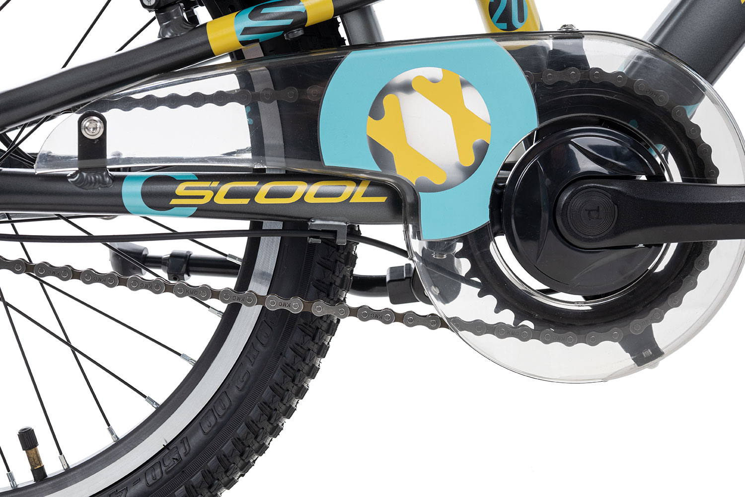 SCool XXlite alloy 20-3 28 cm | darkgrey/mint | 20 Zoll