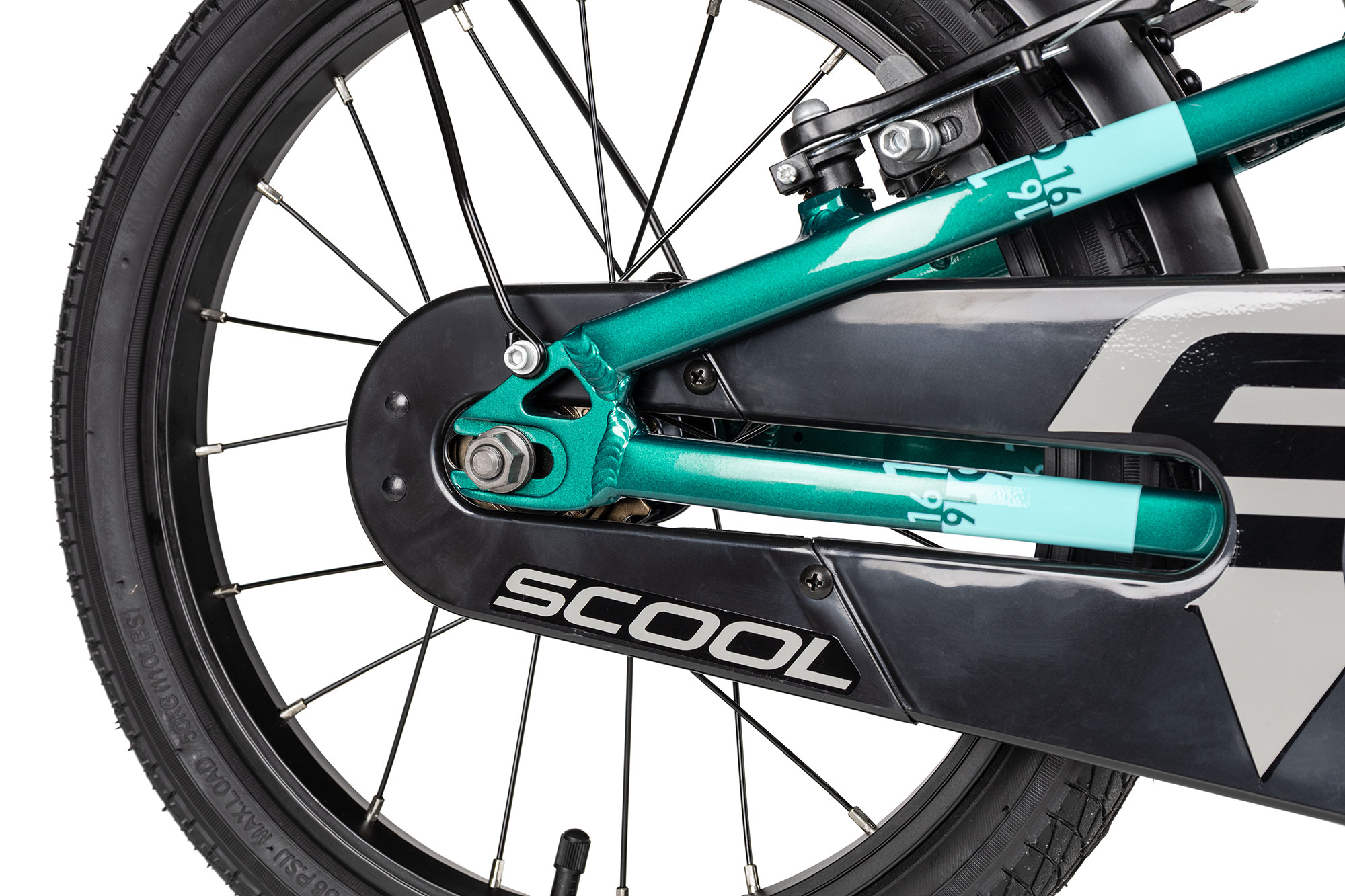 SCool XXlite EVO 16-1 22 cm | green metallic/aqua matt | 16 Zoll